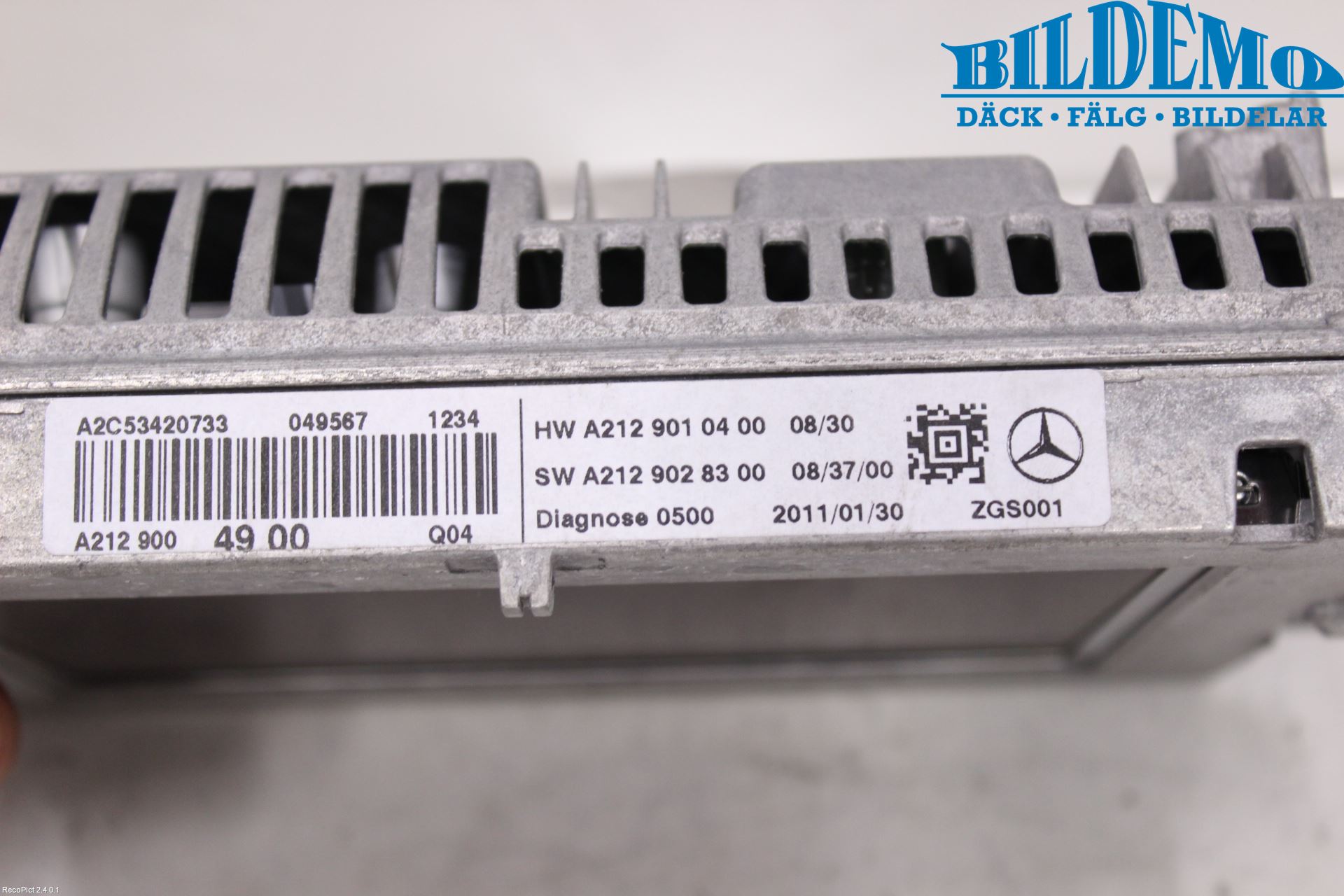 Mercedes-Benz MB E-KLASS (W212) 09-16 Kjørecomputer