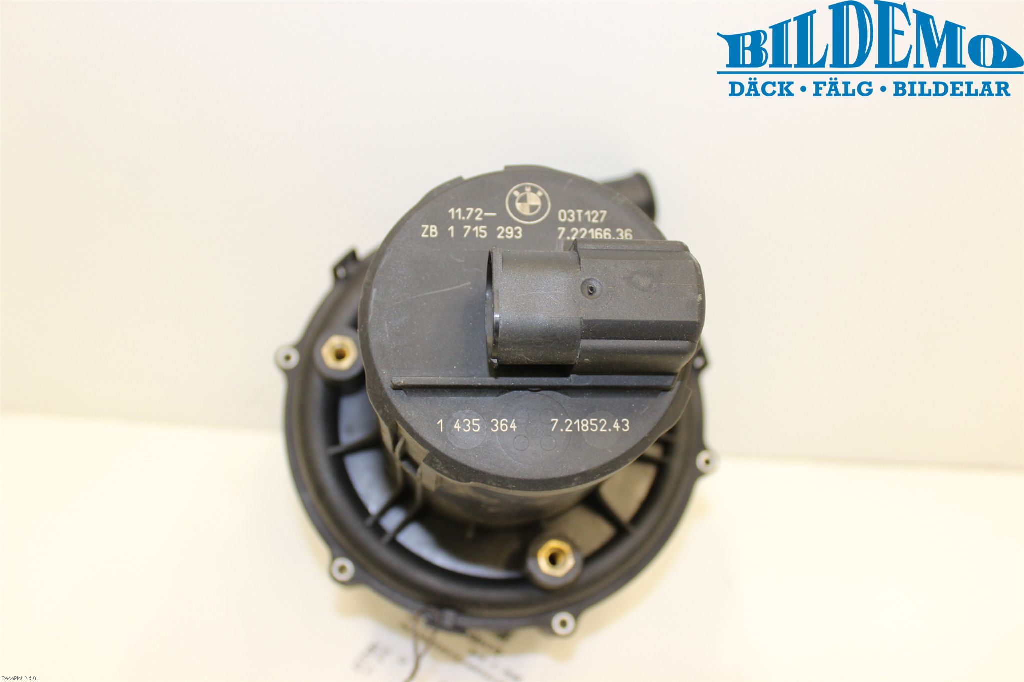 BMW 3 E46      98-05 Luftpumpe - Eksosrensing