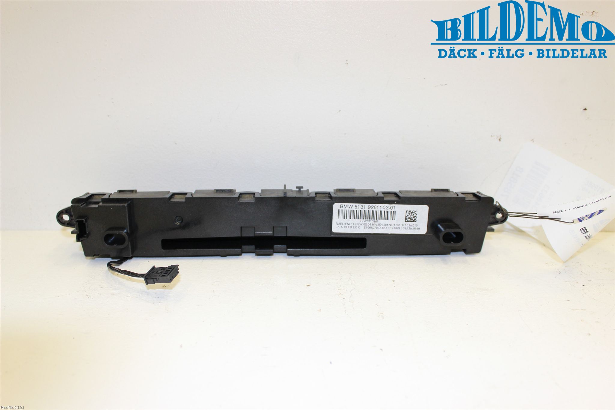 BMW 1 F20/F21 11-19 Stereo Cd Veksler