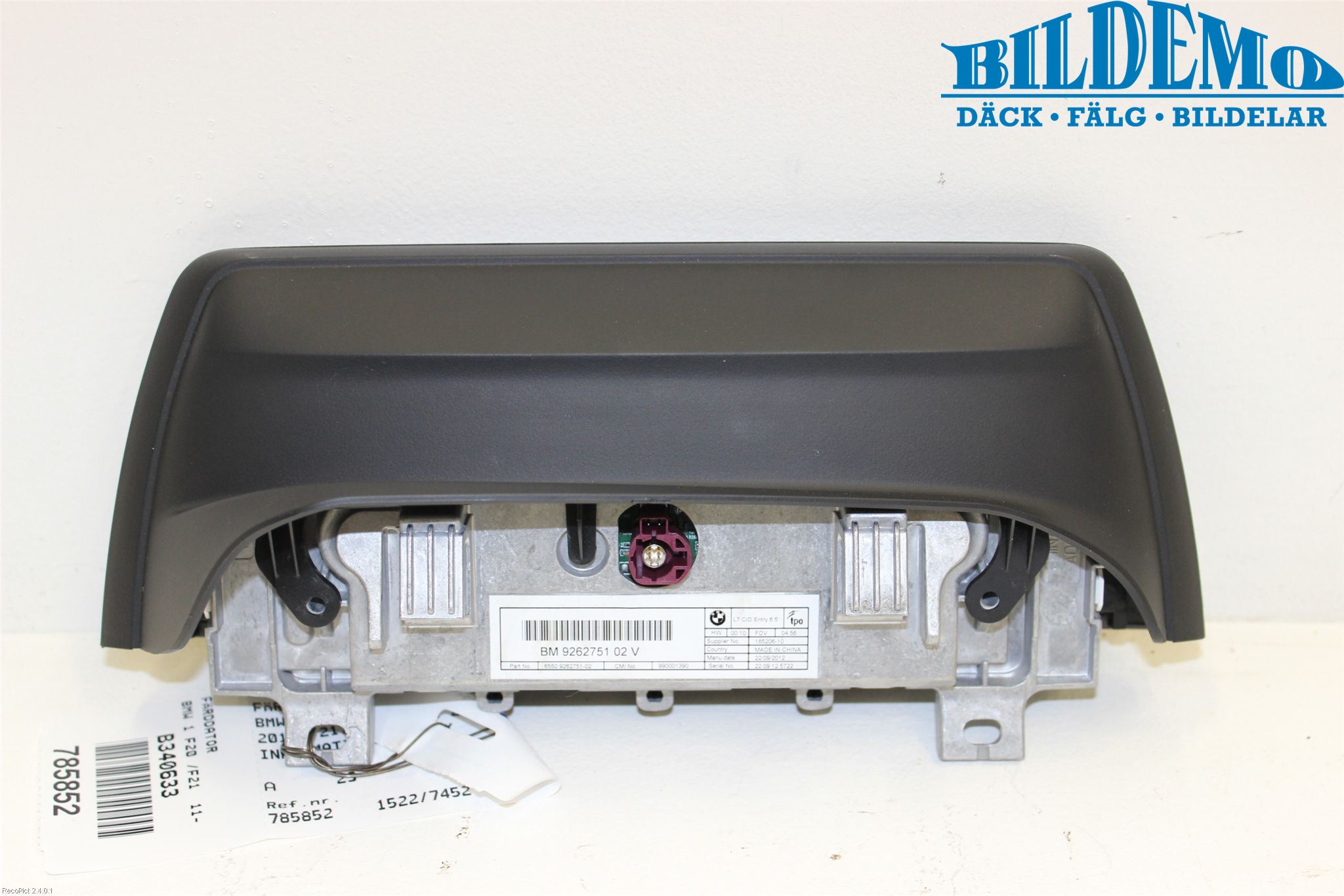 BMW 1 F20/F21 11-19 Kjørecomputer