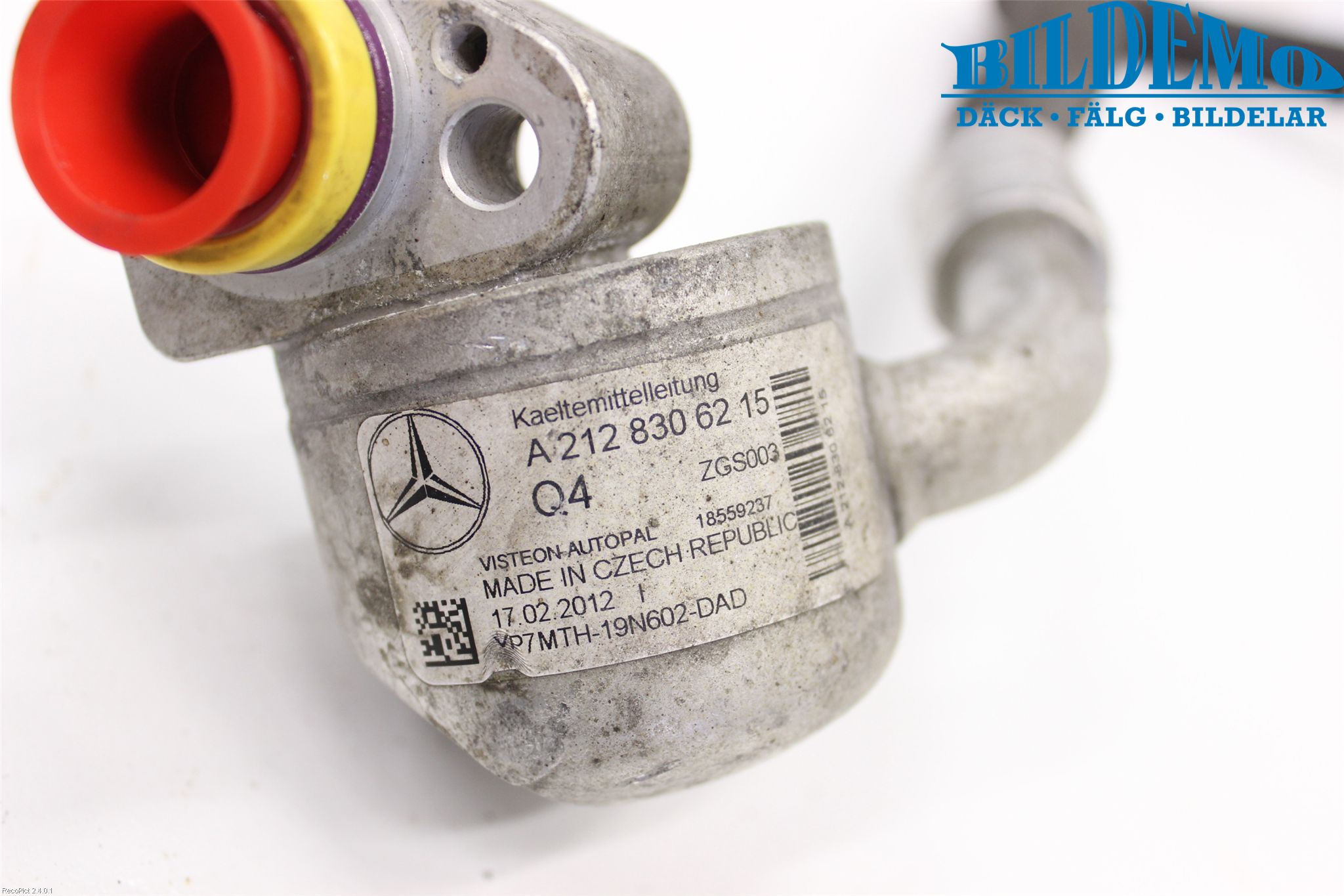 Mercedes-Benz MB E-KLASS (W212) 09-16 Varme Ac Slange - Rør