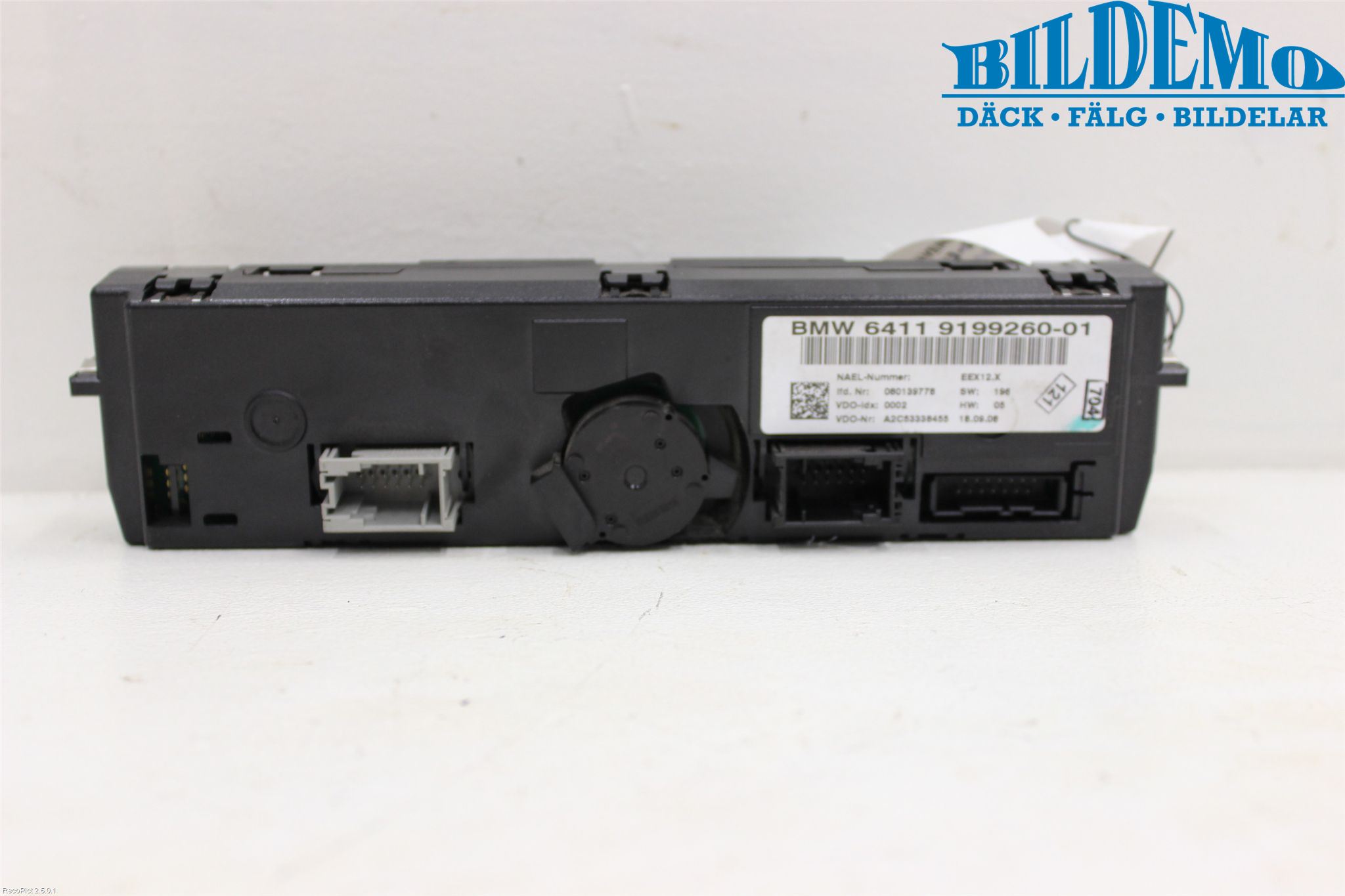 BMW 1 E87/81 5D/3D 03-11 Varme Ac Betjening-Display