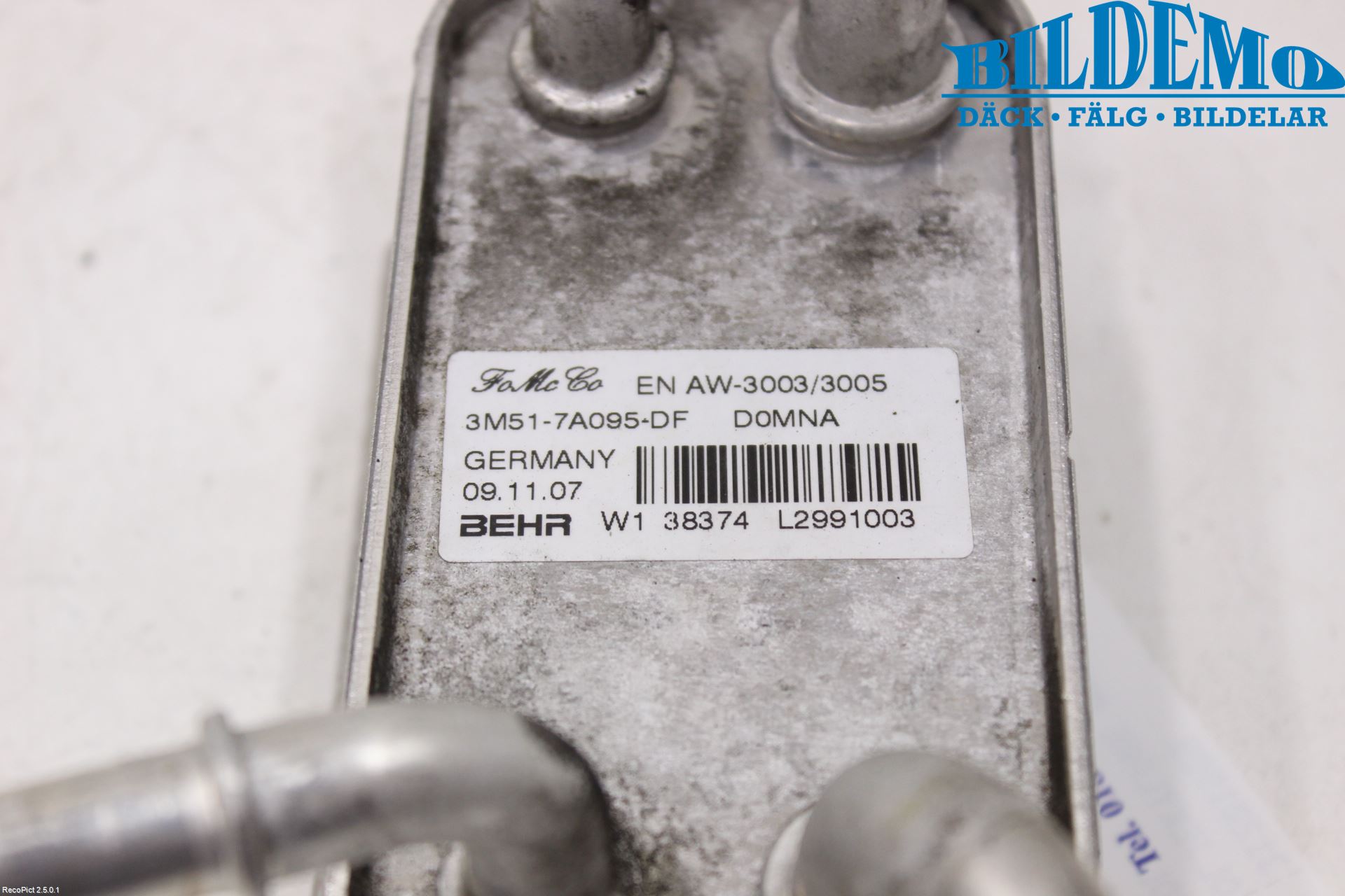 Volvo S40 08-12 Radiator Oljekjøler Automatgea