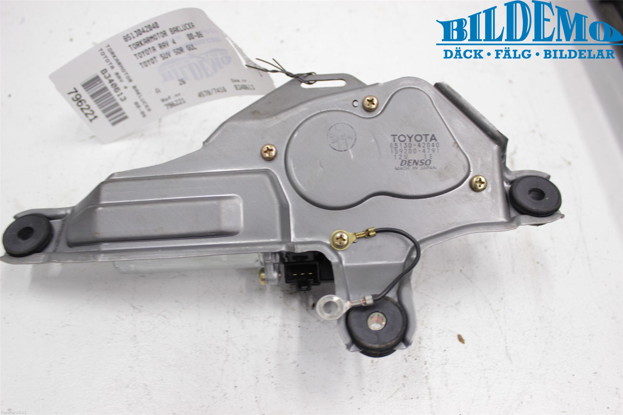 Toyota RAV 4 00-06 Viskermotor Bakluke