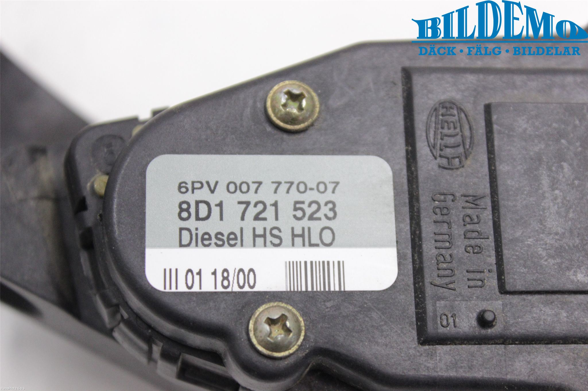 Audi A6/S6     97-05 Gasspedal