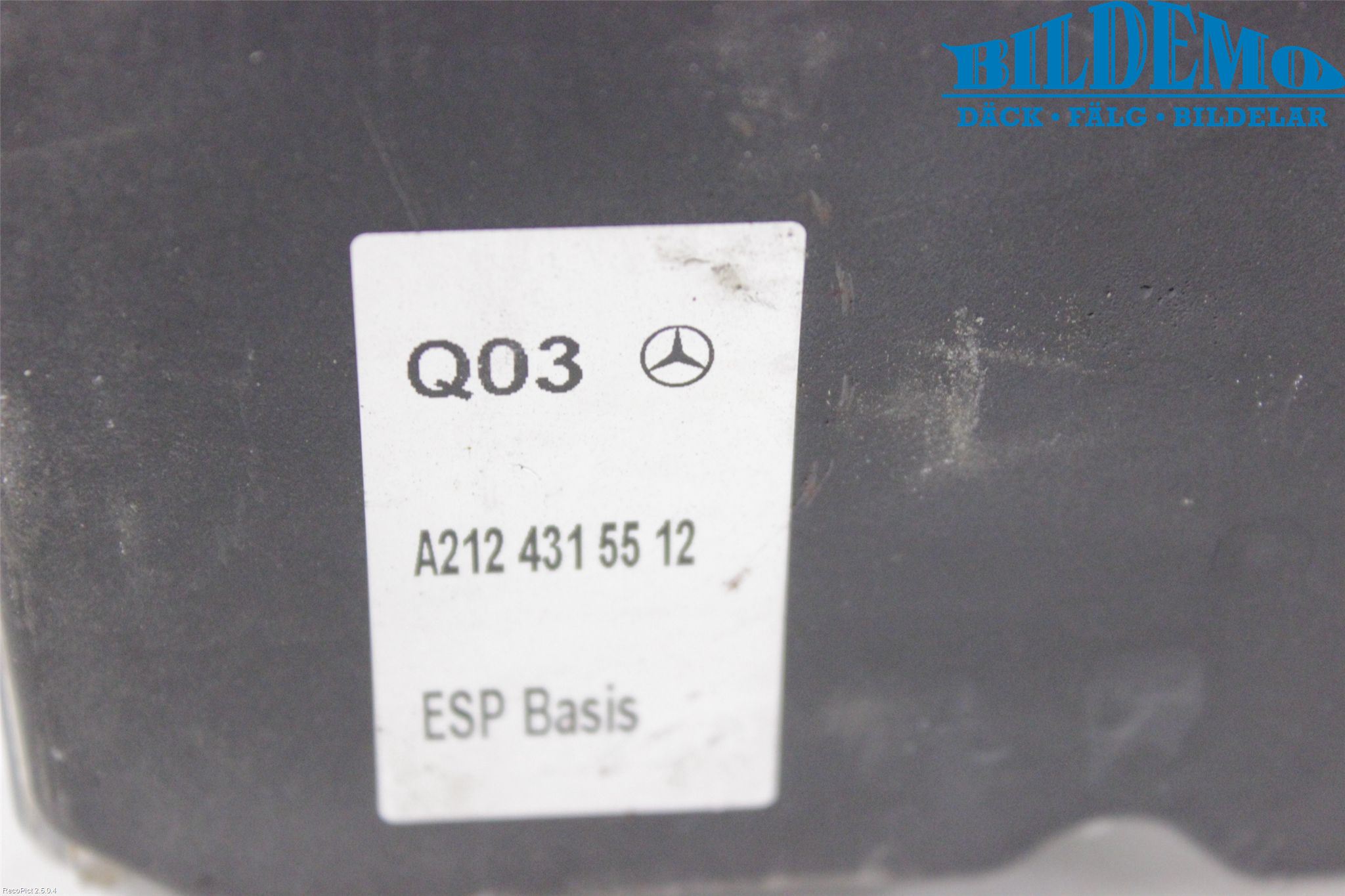 Mercedes-Benz MB E-KLASS (W212) 09-16 Abs Hydraulikkaggregat