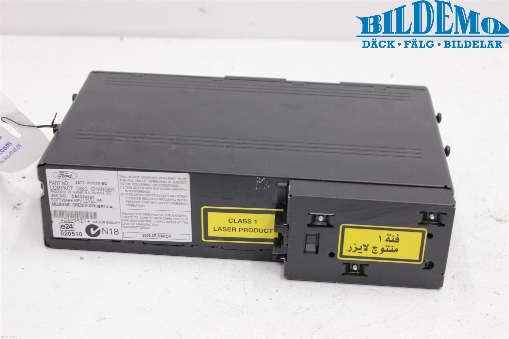 Ford MONDEO     01-06 Stereo Cd Veksler