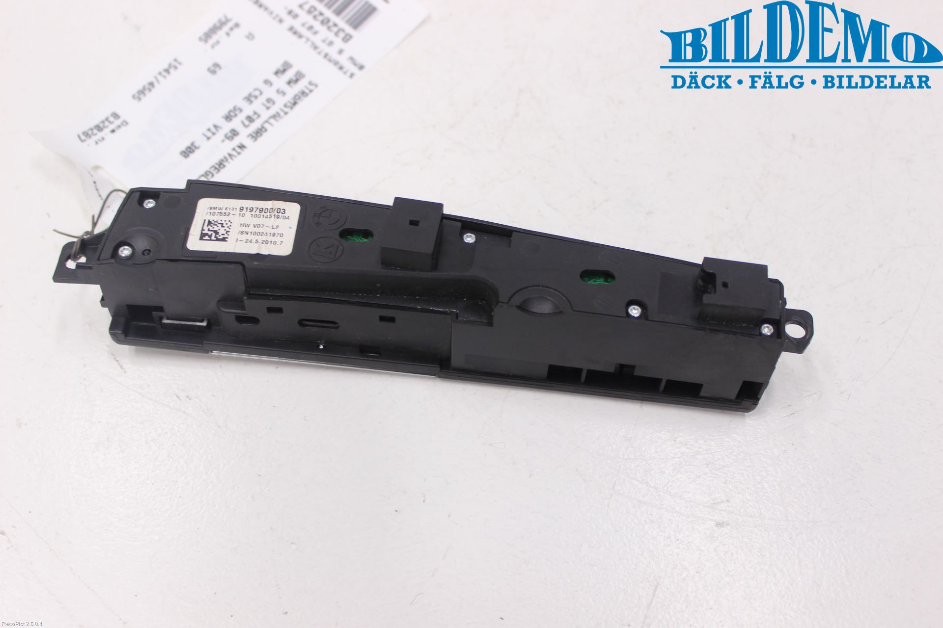 BMW 5 GT F07 09-17 Bryter Nivå Regulering