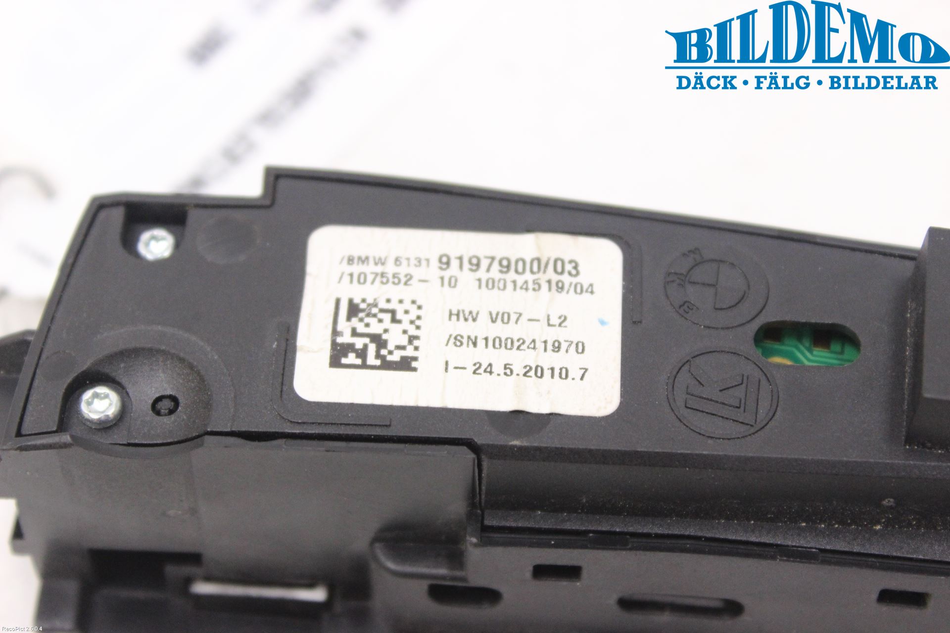 BMW 5 GT F07 09-17 Bryter Nivå Regulering