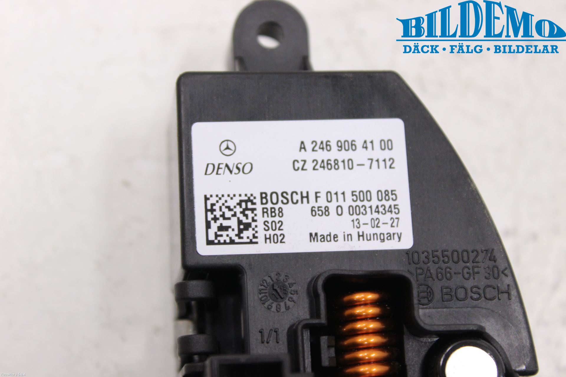Mercedes-Benz MB A-KLASS (W176) 13-18 Varmeapparat Viftemotstand