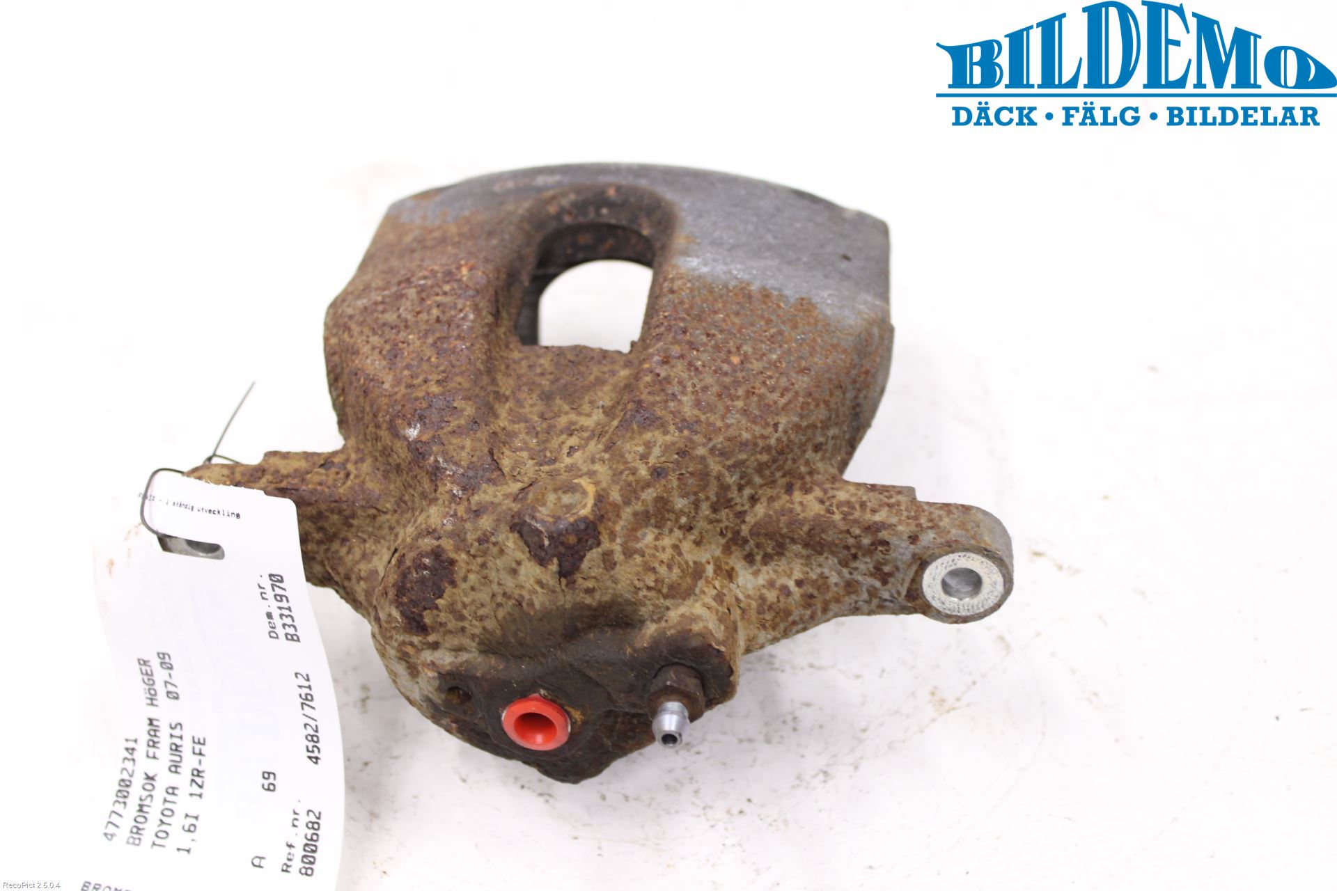 Toyota AURIS 07-09 Bremsecaliper Foran Høyre