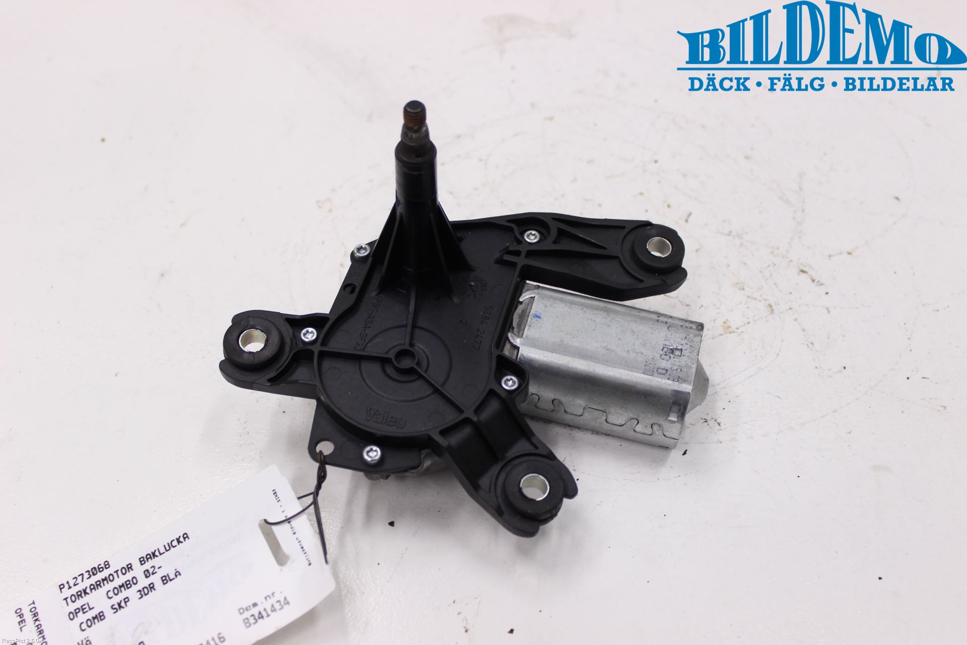 Opel COMBO 02-12 Viskermotor Bakluke
