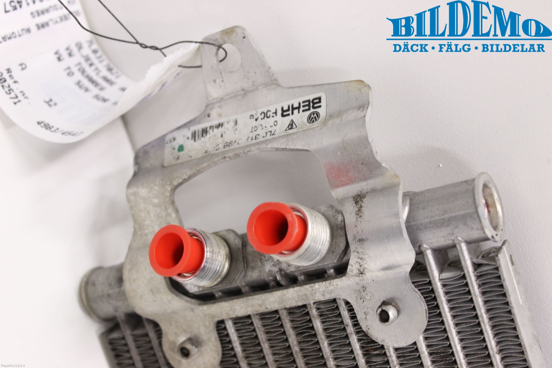 Volkswagen VW TOUAREG 7L 03-10 Radiator Oljekjøler Automatgea
