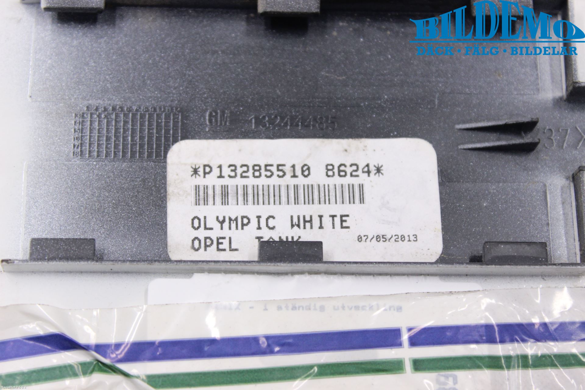 Opel INSIGNIA 09-16 Drivstoff Tankluke
