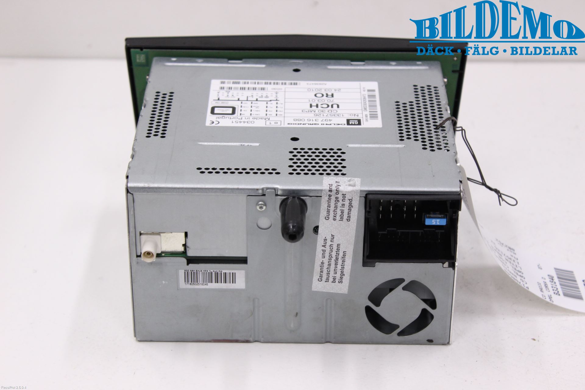 Opel CORSA D 07-14 Stereo Radio Med Cd