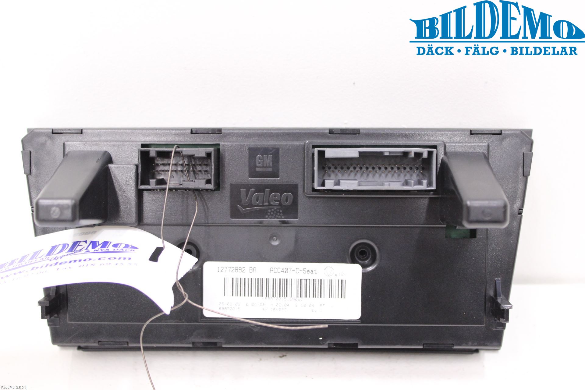Saab 9-3 VER2/VER3 08-15 Varme Ac Betjening-Display