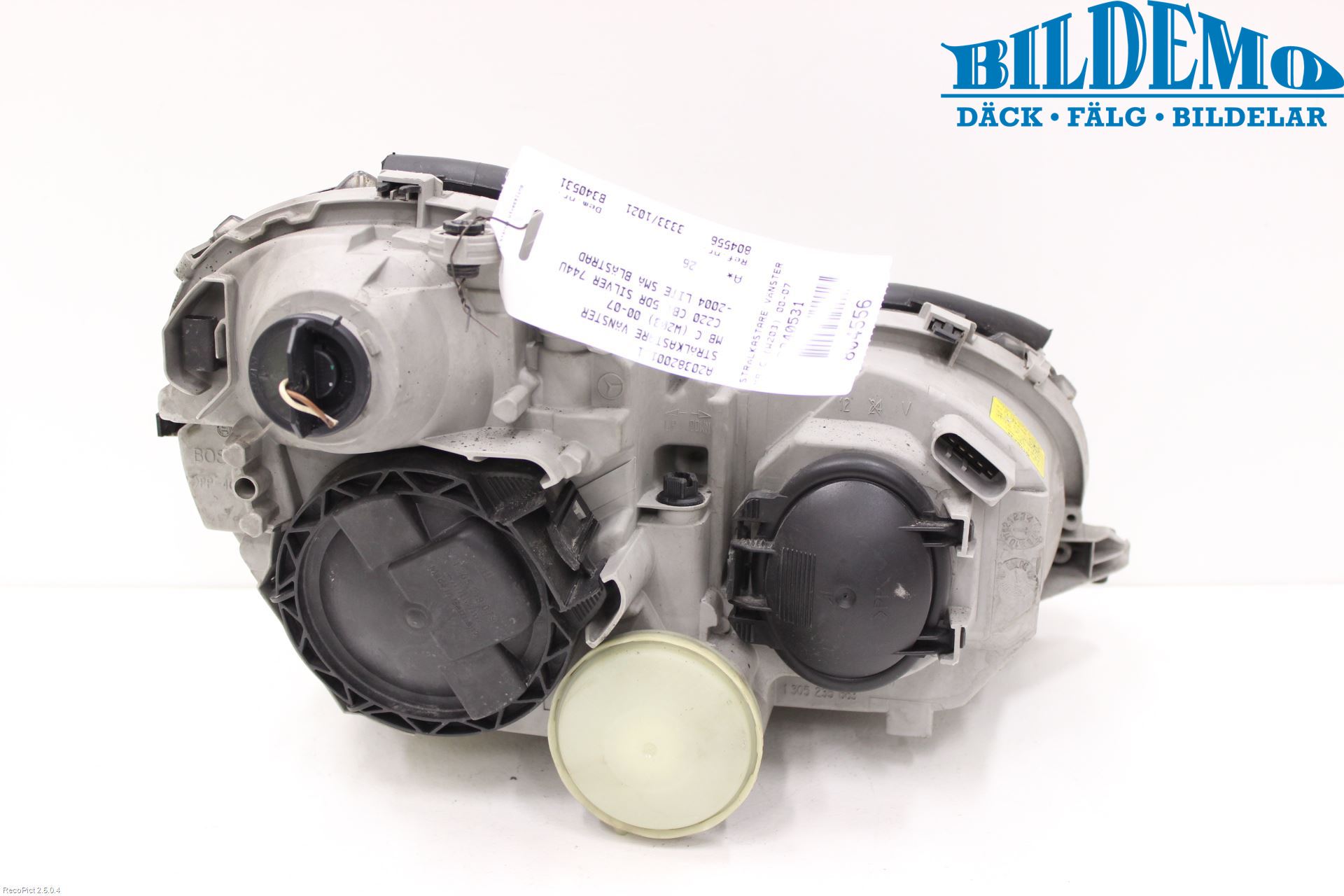 Mercedes-Benz MB C (203) 00-07 Frontlykt Venstre