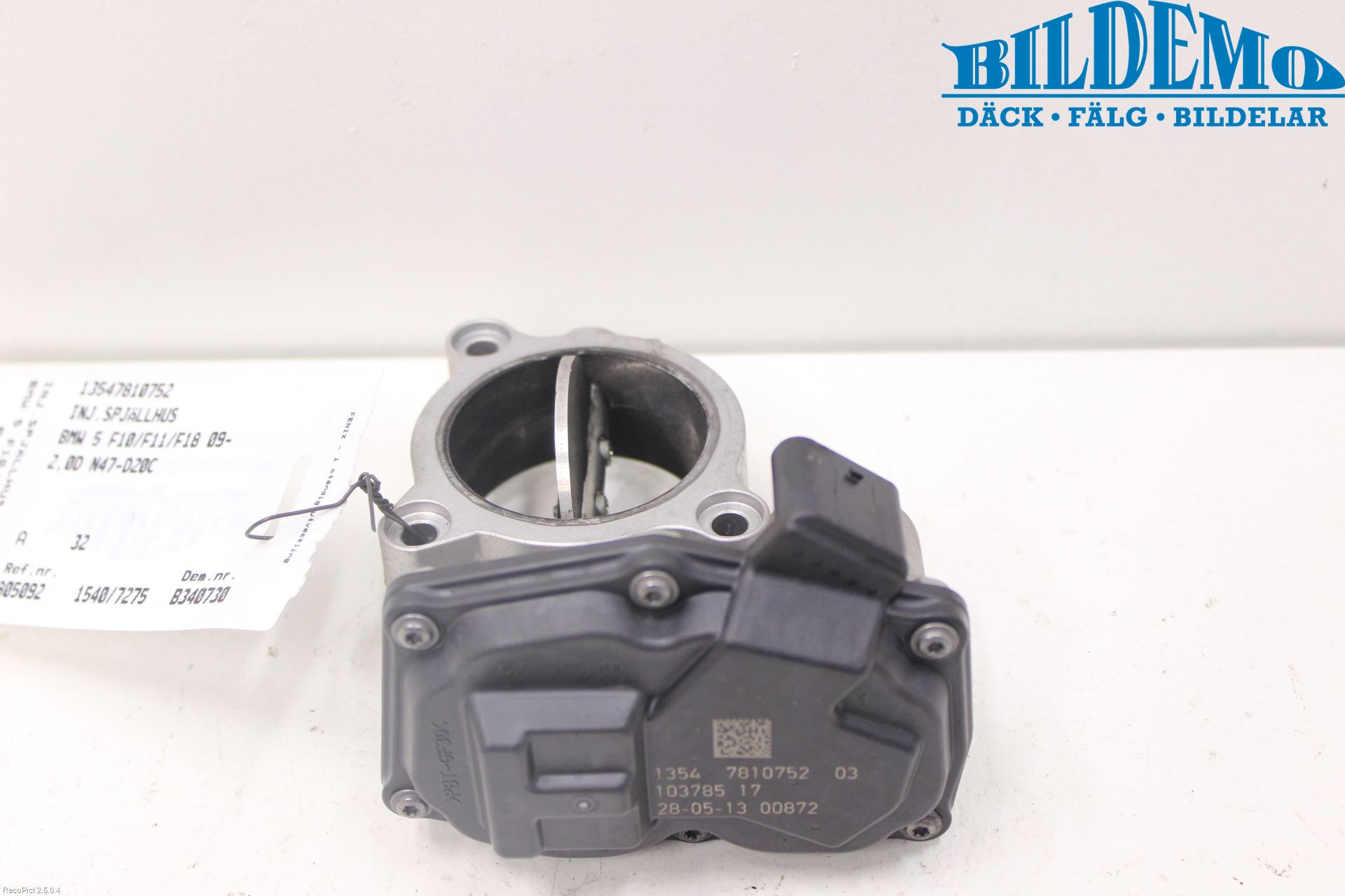 BMW 5 F10/F11/F18 09-17 Inns Spjeldhus