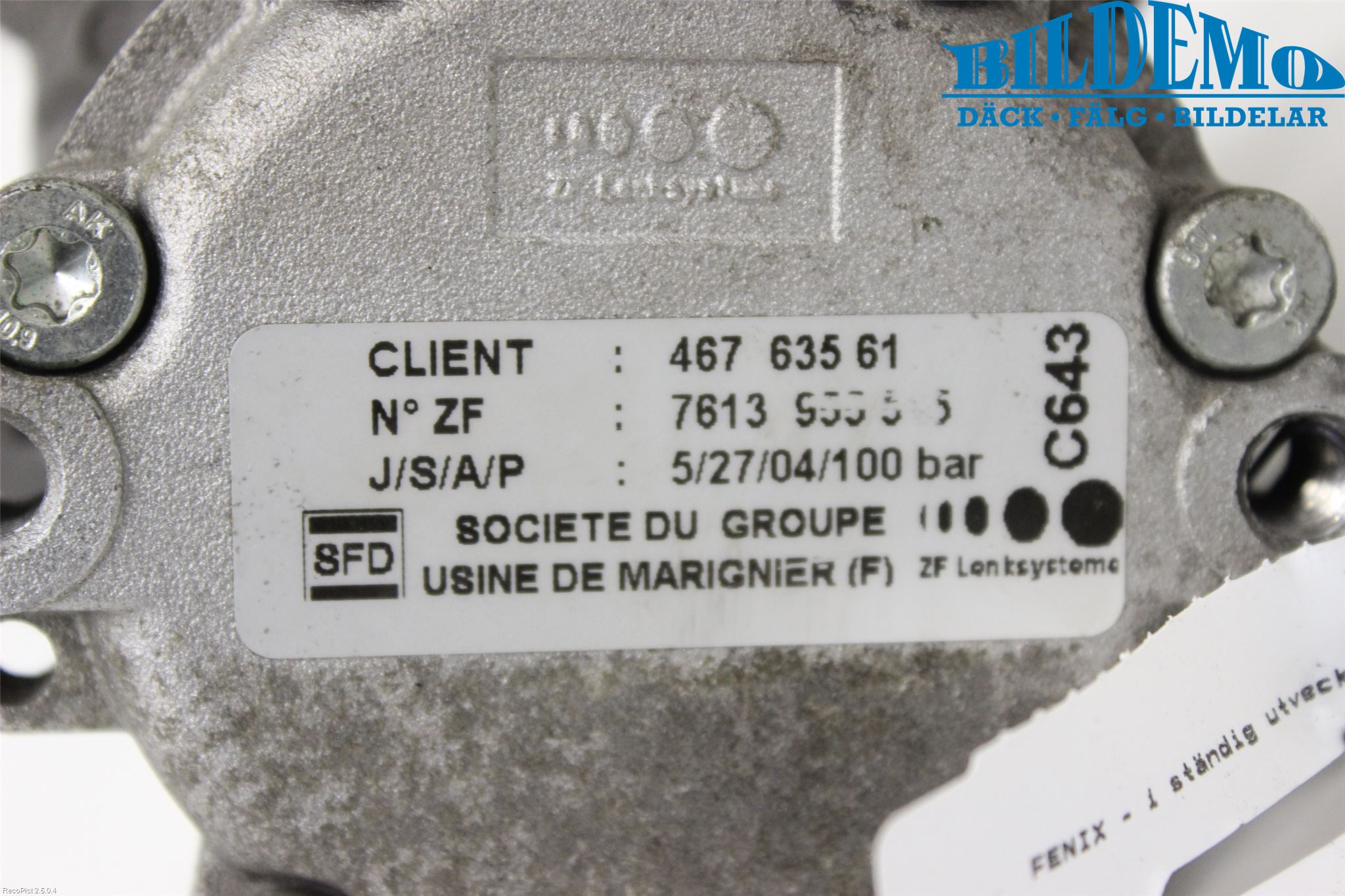 Alfa GT Servo Pumpe