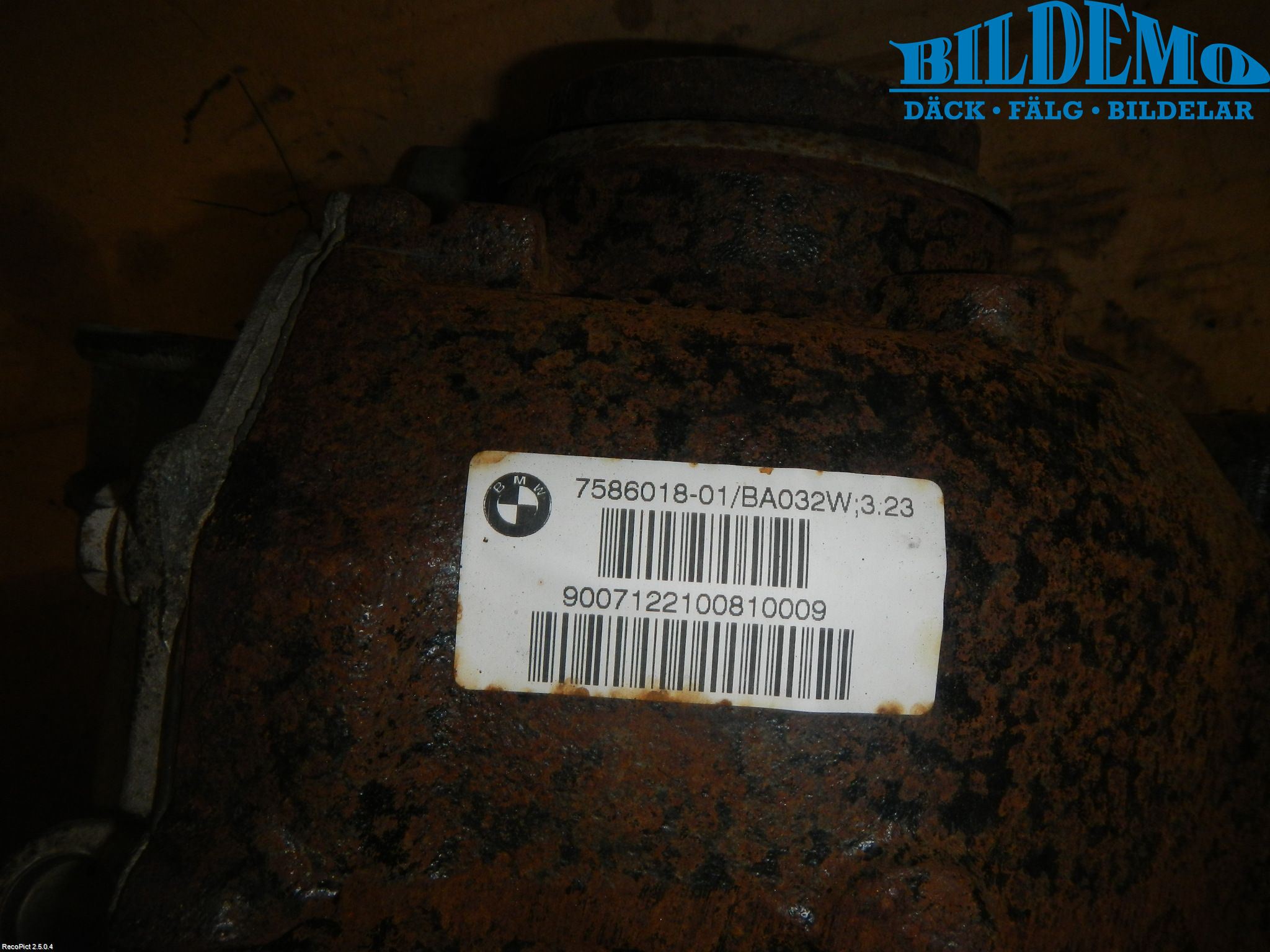 BMW X3 E83     03-10 Bakaksel Kardang Bak -Diff