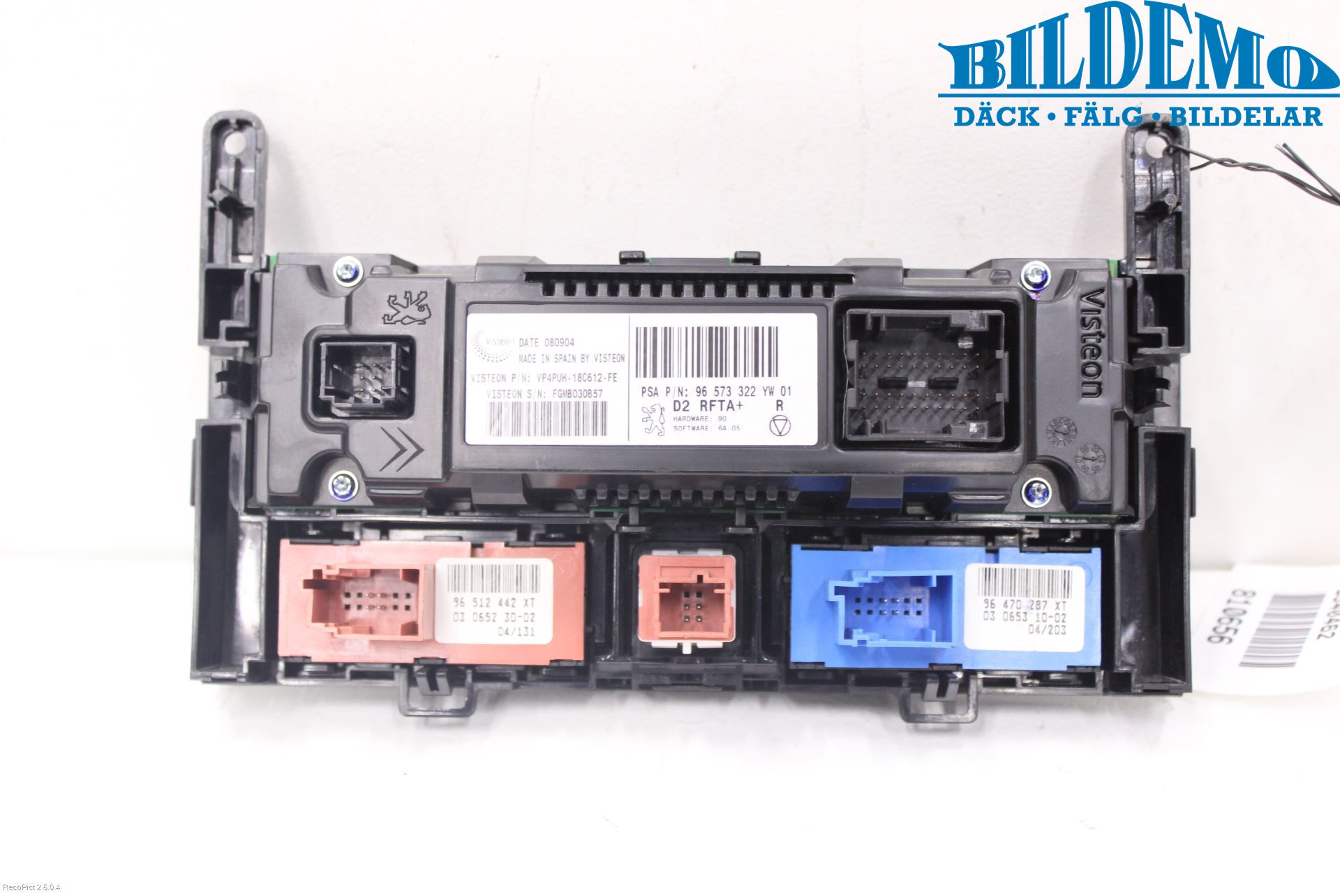 Peugeot 407 Varme Ac Betjening-Display