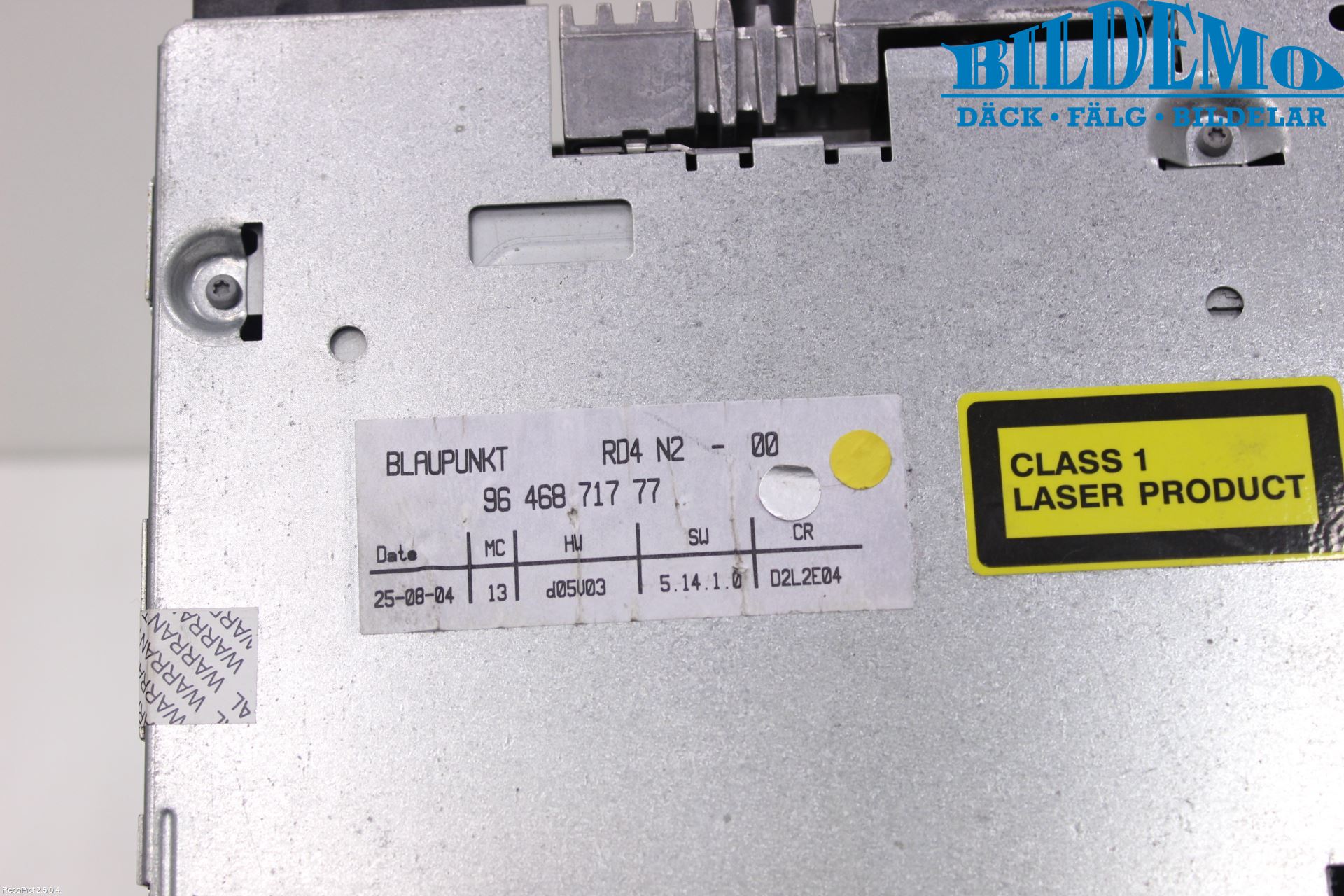 Peugeot 407 Stereo Radio Med Cd