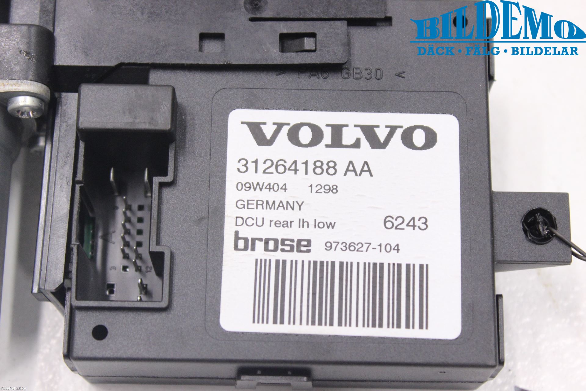 Volvo S40 08-12 Vindusheismotor