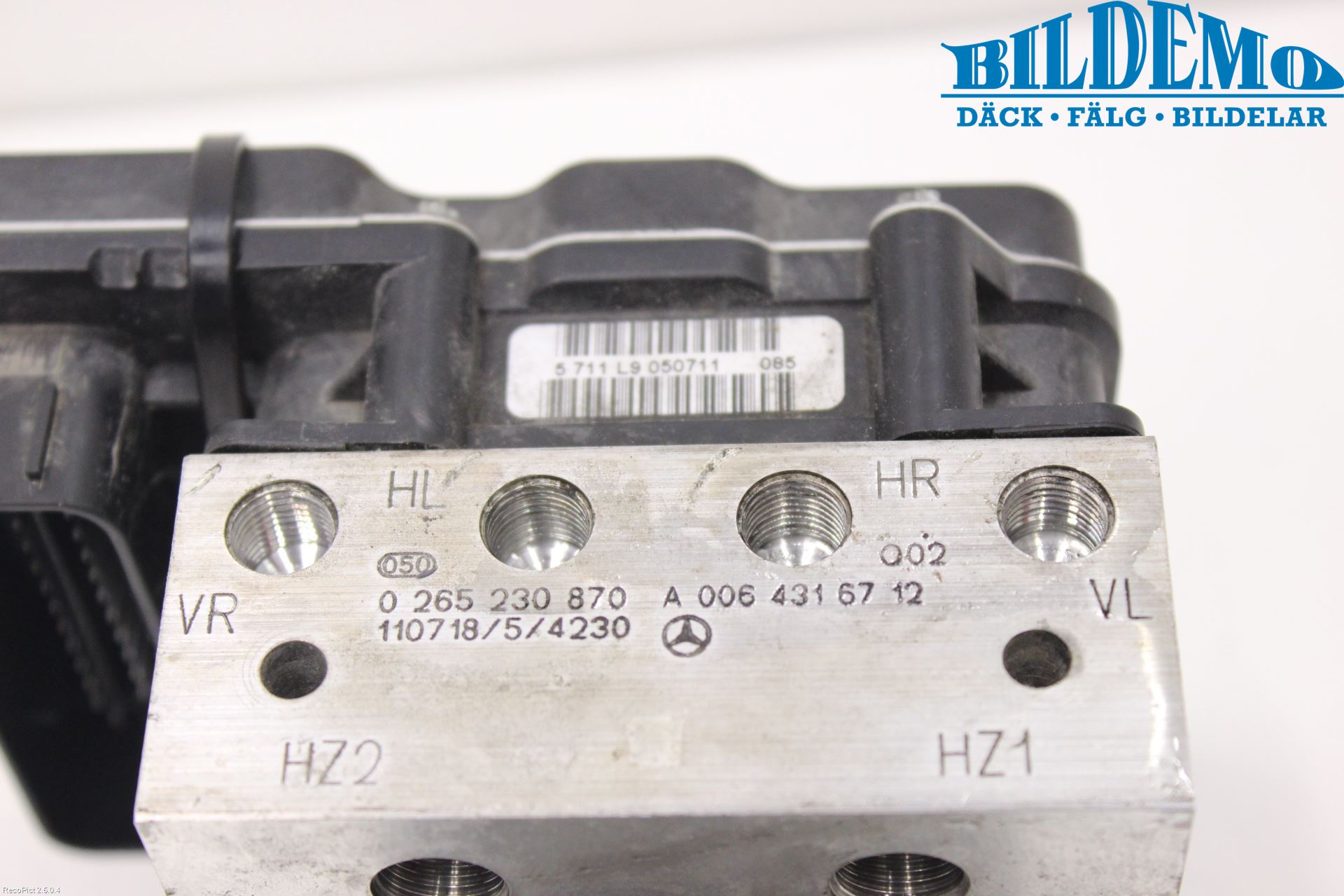Mercedes-Benz MB A-KLASS (W169) 04-12 Abs Hydraulikkaggregat