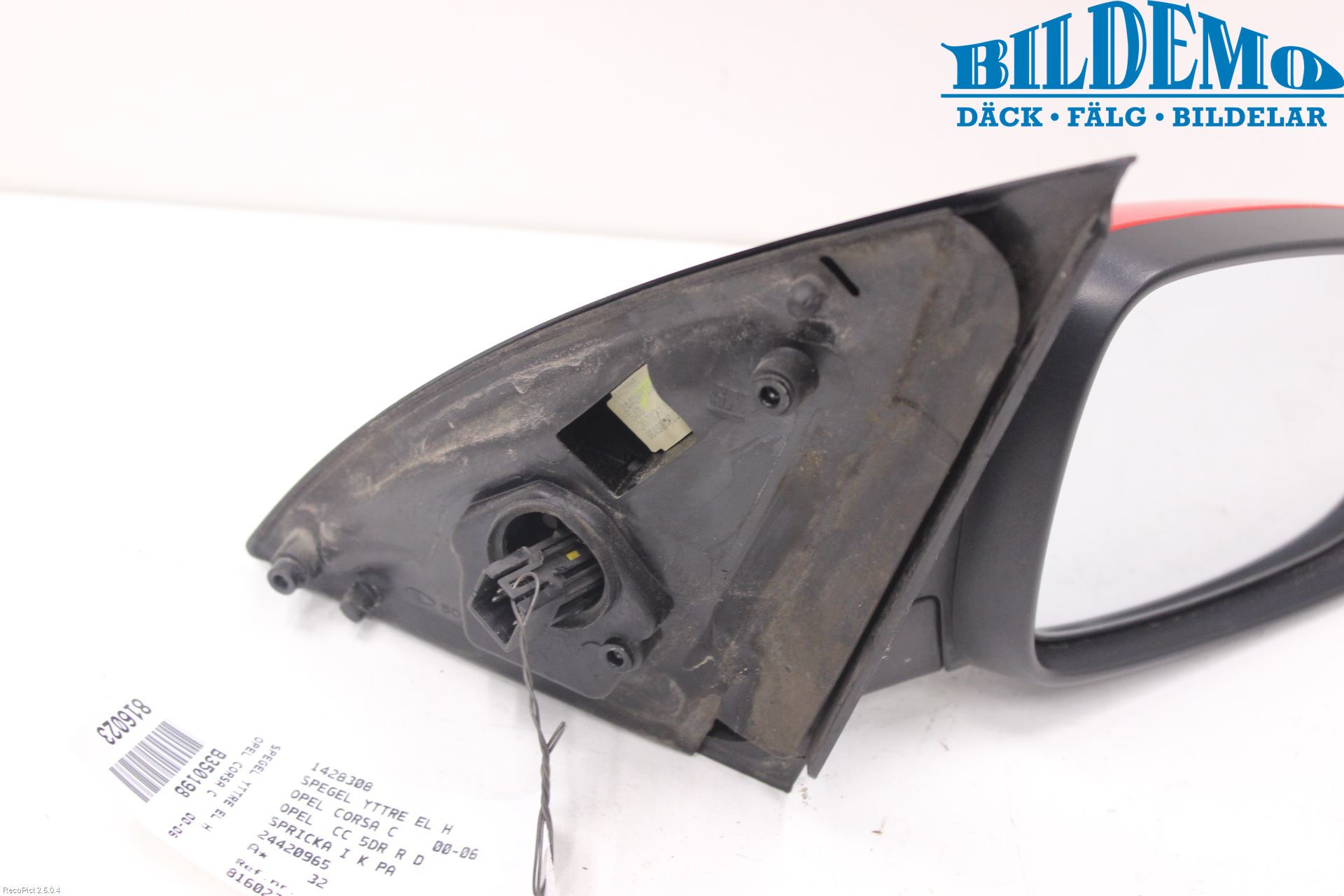 Opel CORSA C    00-06 Speil H M-El Justering