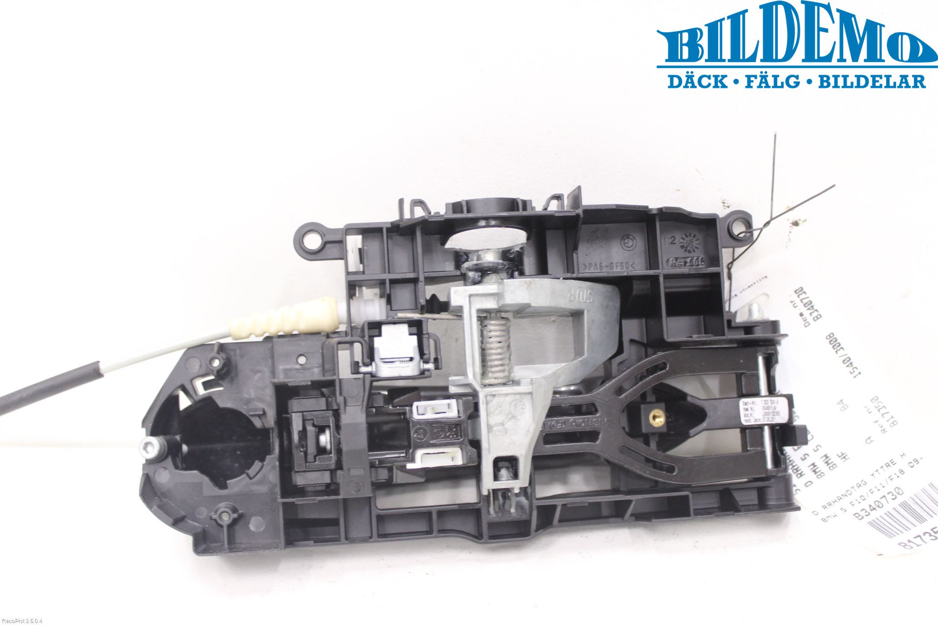 BMW 5 F10/F11/F18 09-17 Dørhandtak Ytre Høyre
