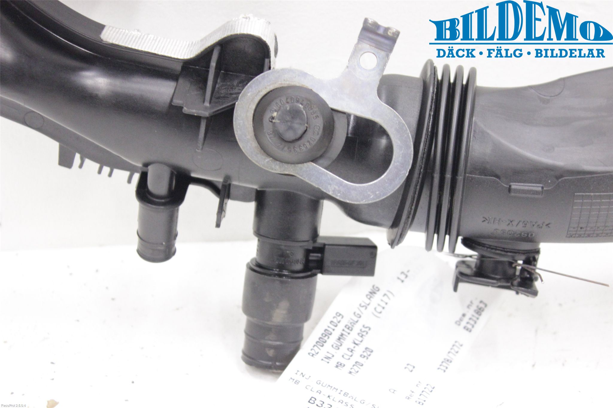 Mercedes-Benz MB CLA-KLASS (C117/X117) 13-19 Inns Gummibelg - Slange