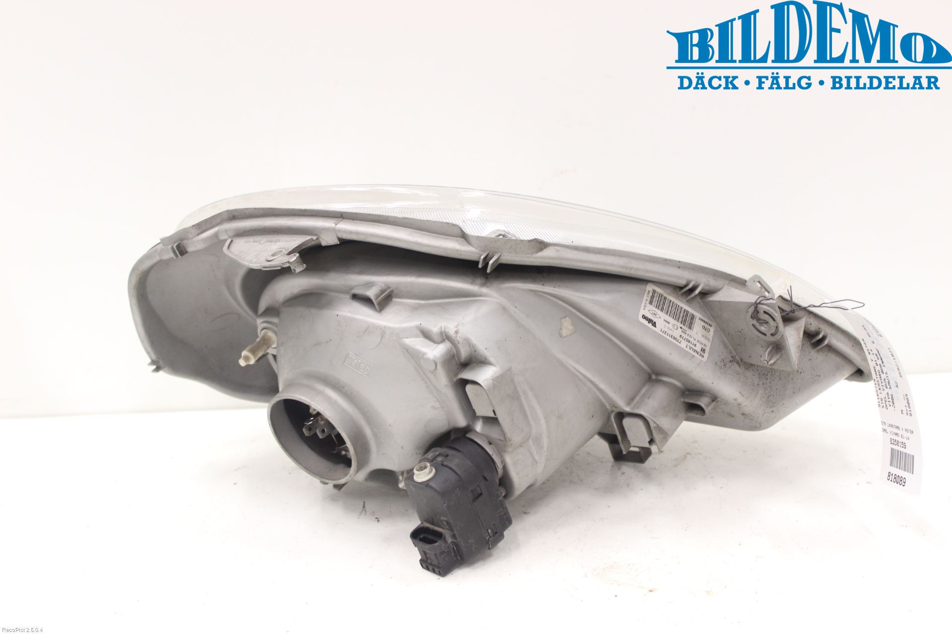 Opel VIVARO 01-14 Frontlykt Venstre