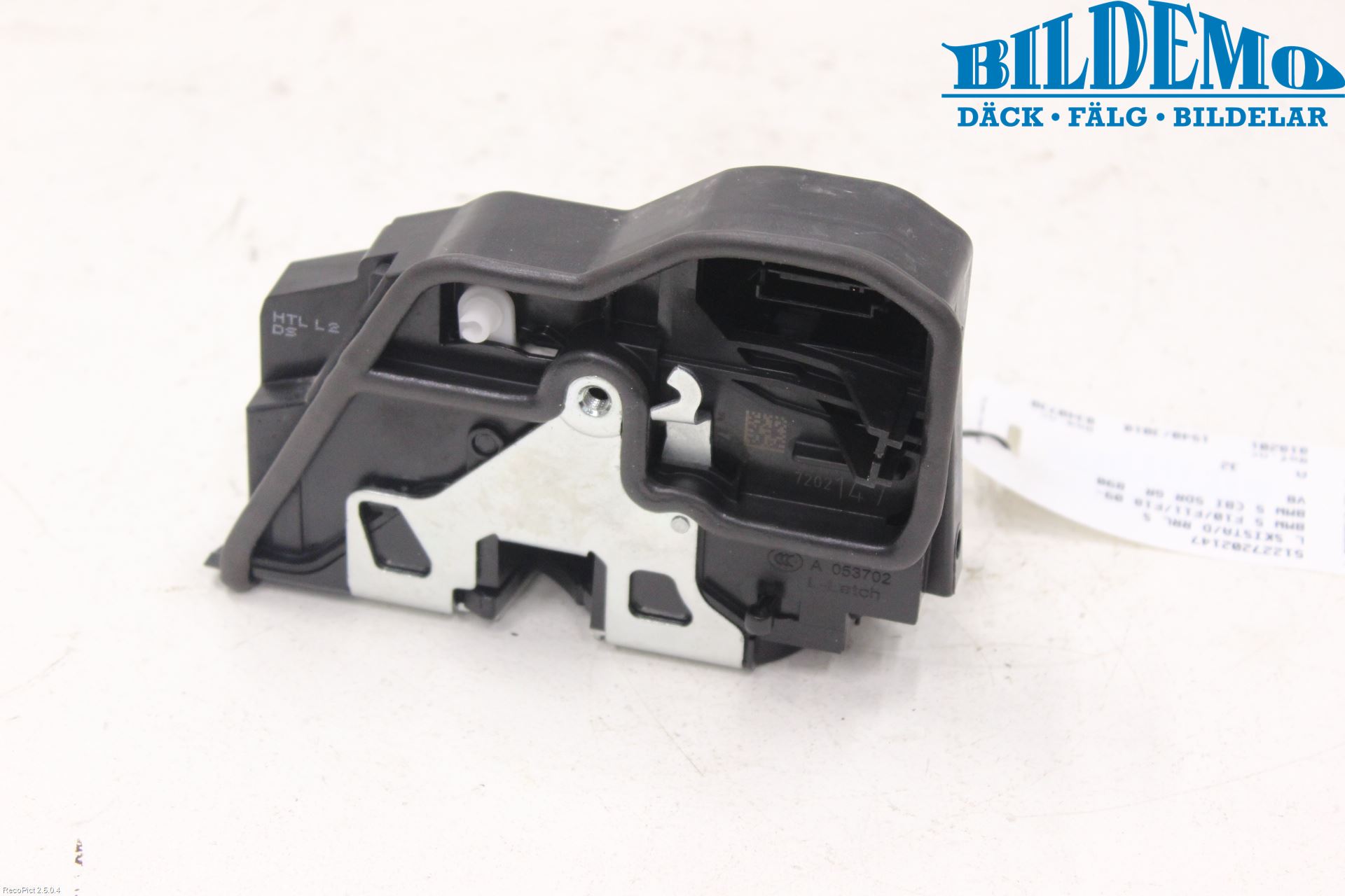 BMW 5 F10/F11/F18 09-17 Dørlås - Låsekasse