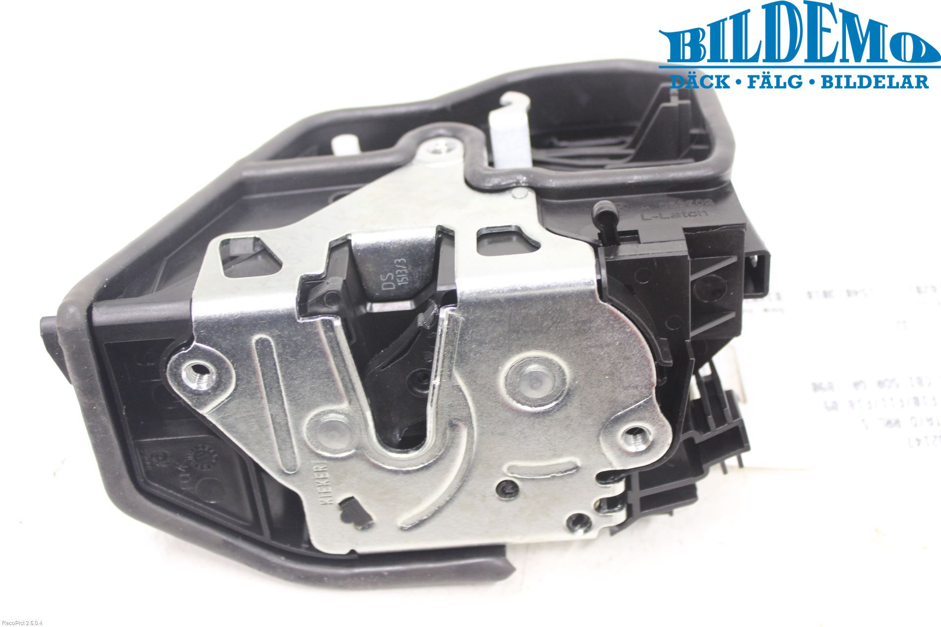 BMW 5 F10/F11/F18 09-17 Dørlås - Låsekasse