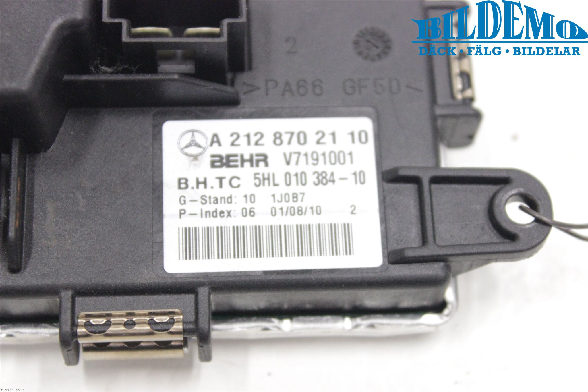 Mercedes-Benz MB C-KLASS (W204) 07-15 Varmeapparat Viftemotstand