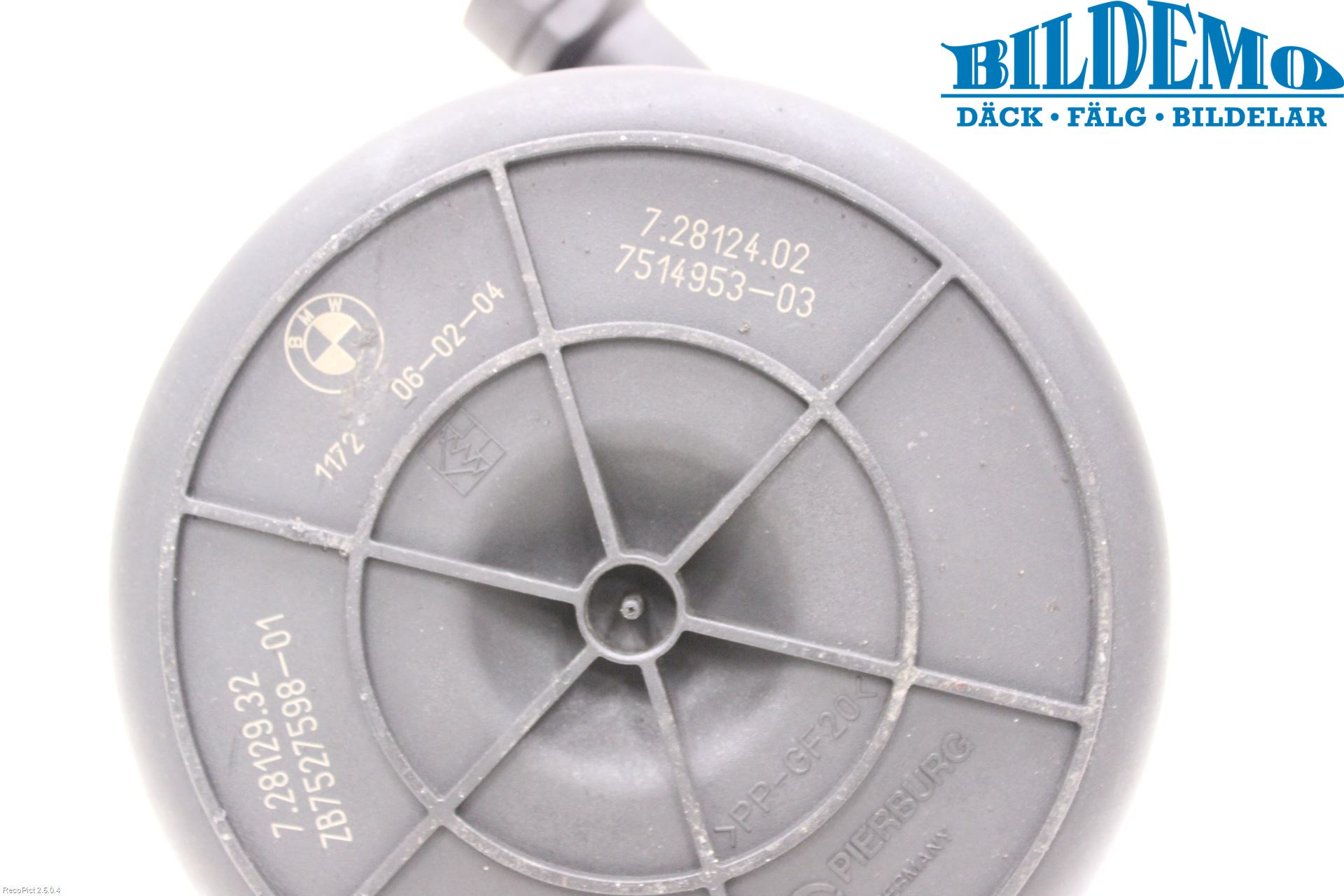 BMW 5 E60/61 Sed/Tou 02-10 Luftpumpe - Eksosrensing