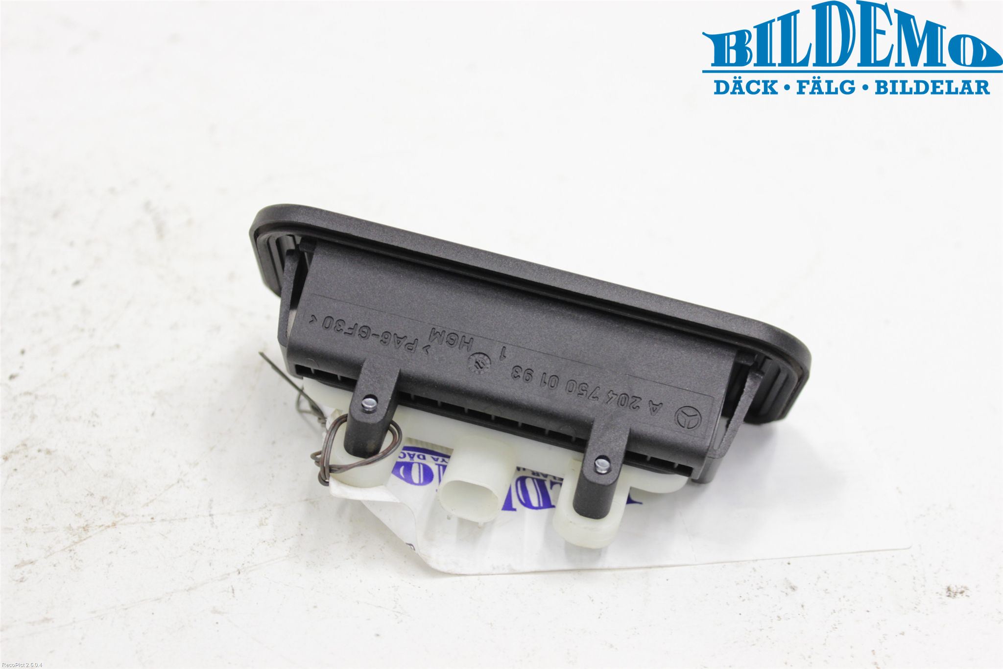 Mercedes-Benz MB GLK-KLASS (X204) 08-16 Bakluke Handtak Ytre