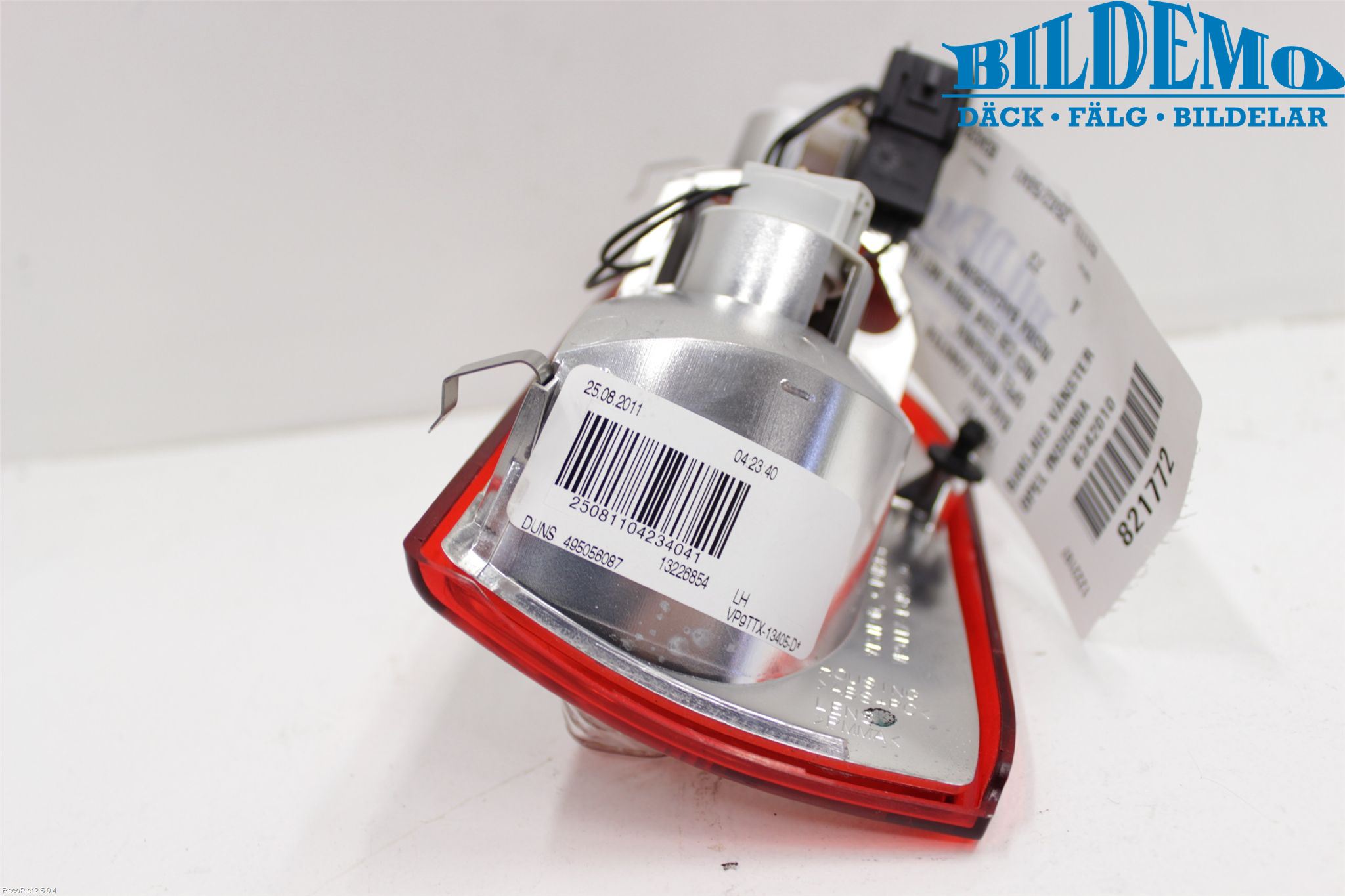 Opel INSIGNIA 09-16 Baklykt Venstre