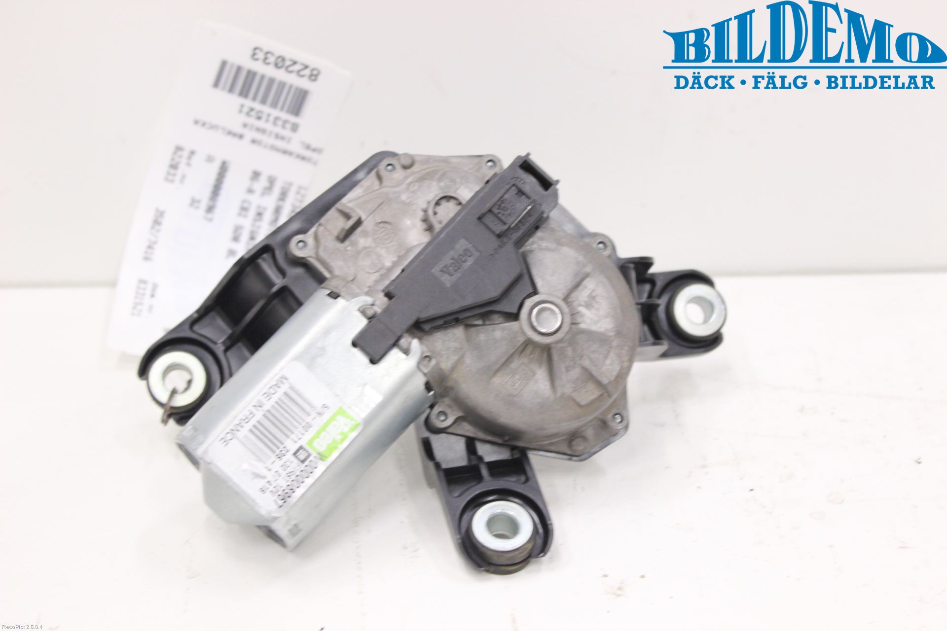 Opel INSIGNIA 09-16 Viskermotor Bakluke