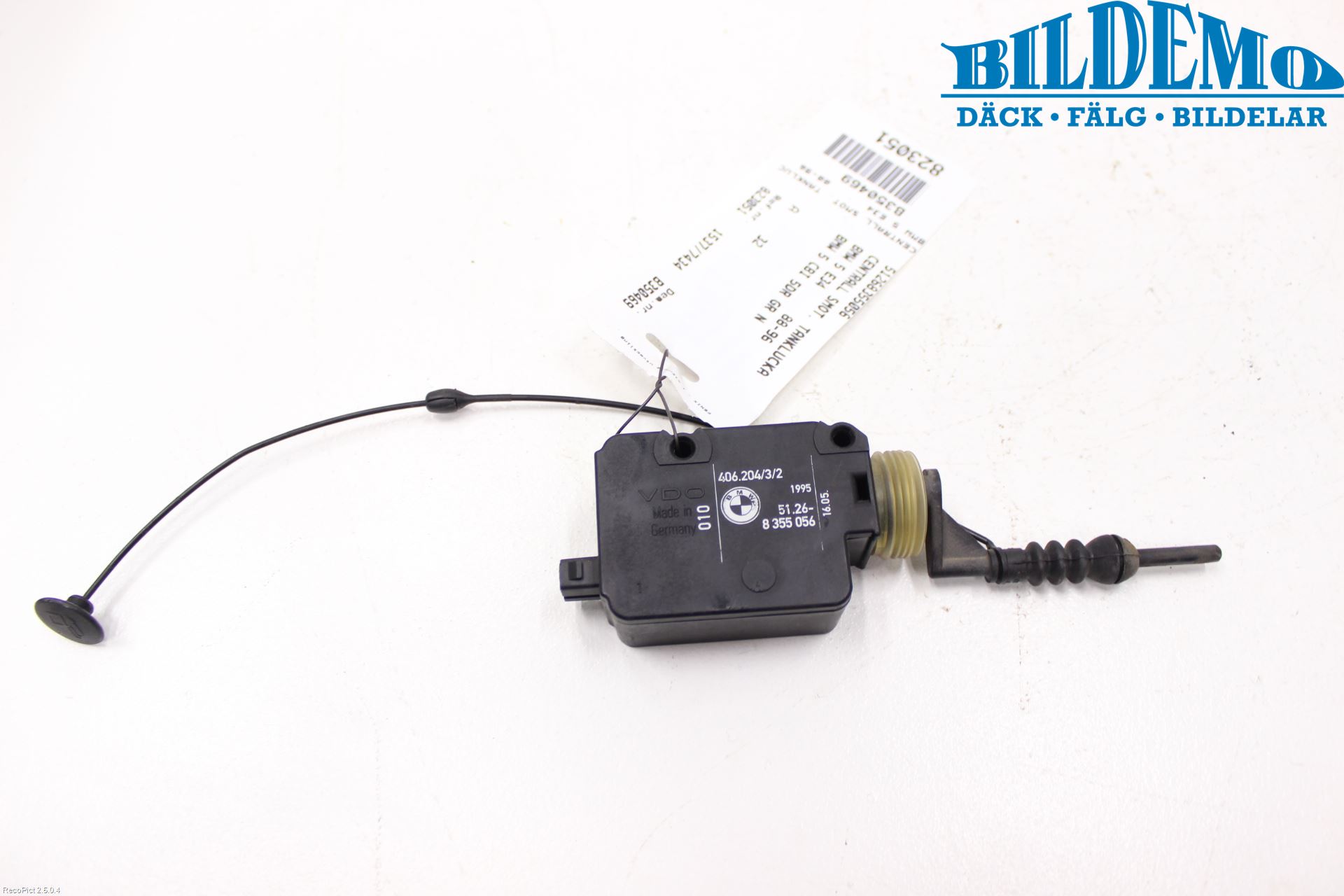 BMW 5 E34      88-96 Sentrallåsmotor Tankluke