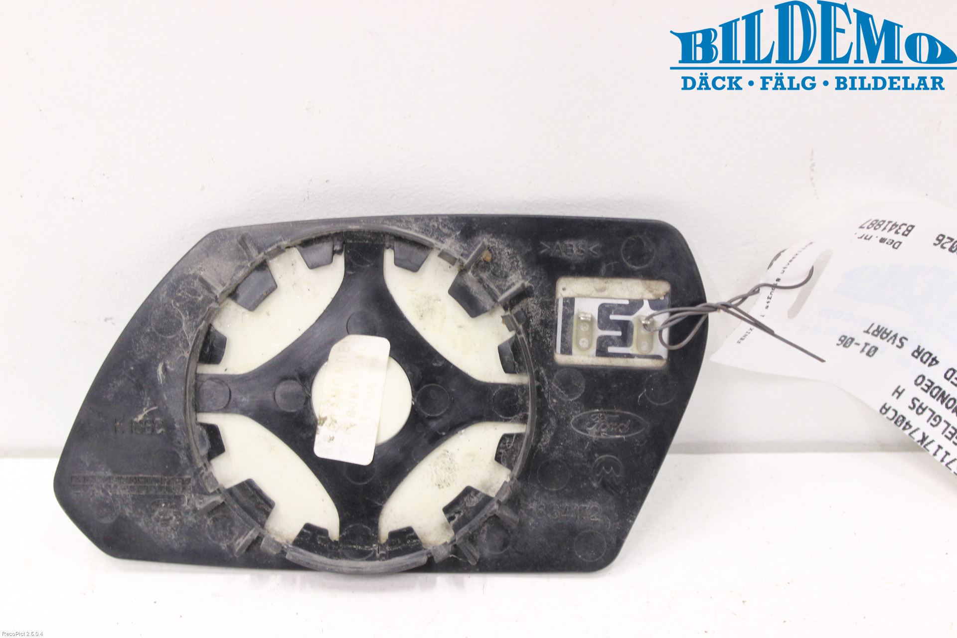 Ford MONDEO     01-06 Speil Glass H