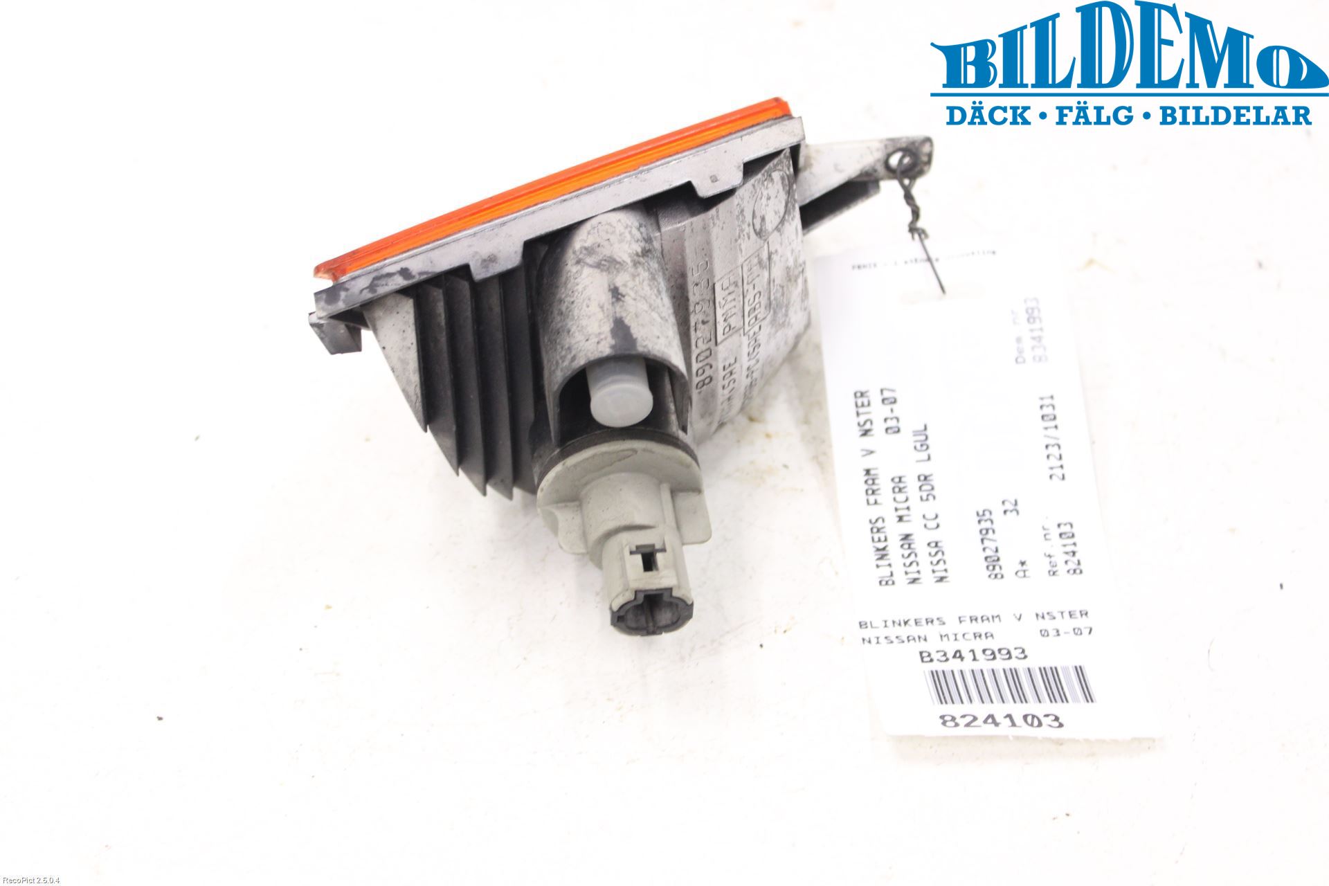 Nissan MICRA 03-07 Blinklykt Foran Venstre