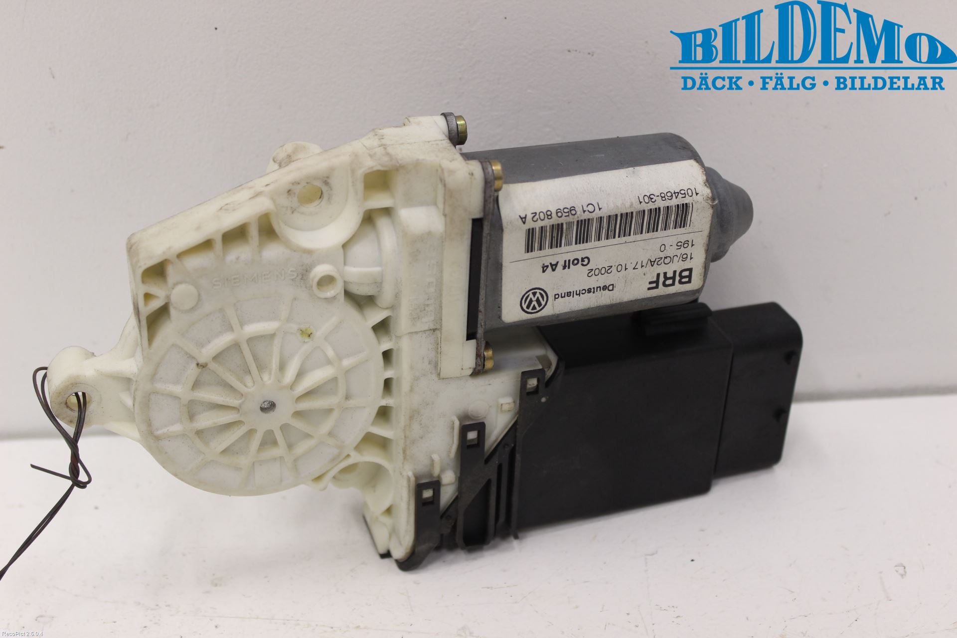 Volkswagen VW GOLF IV 98-06 Vindusheismotor