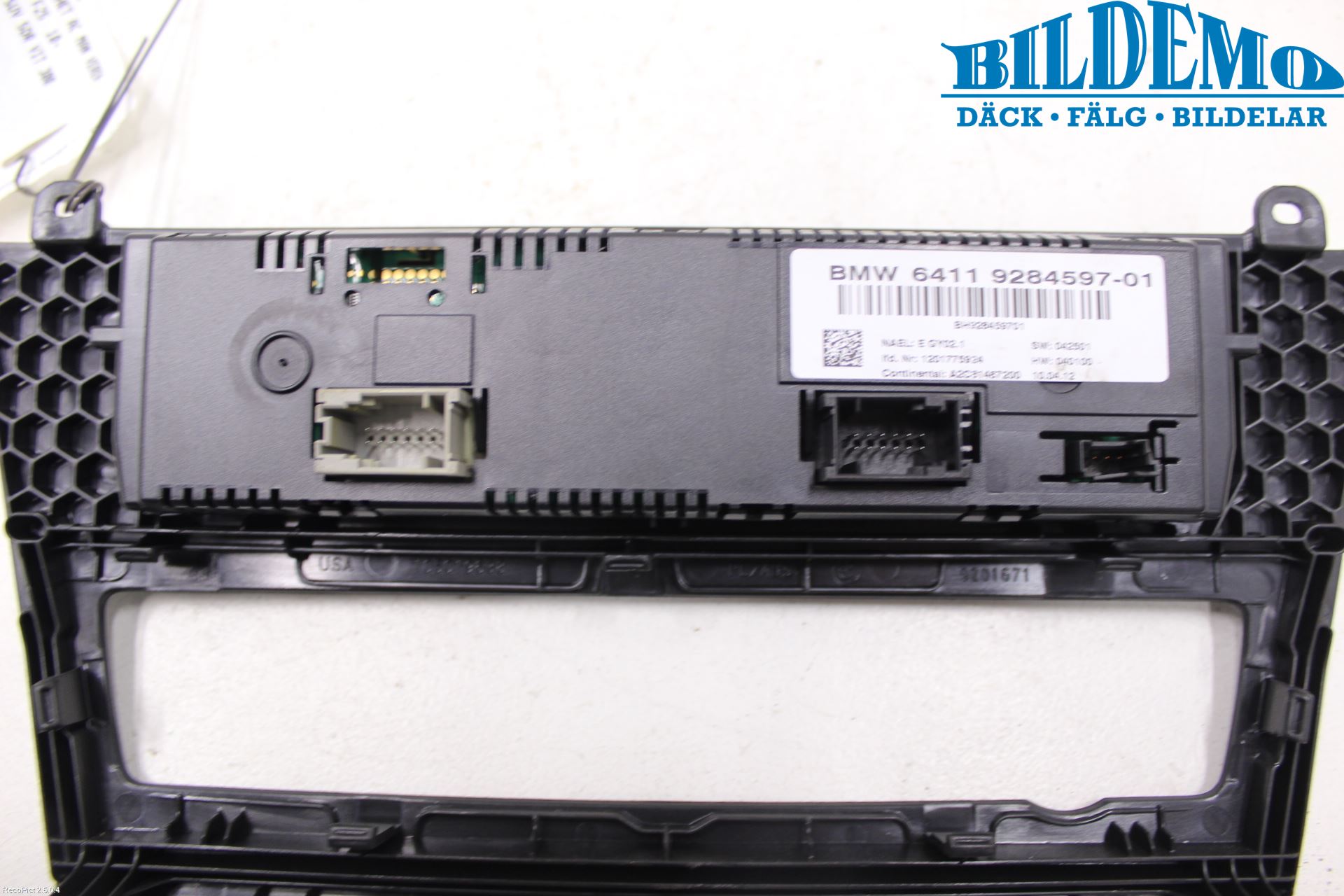 BMW X3 F25 10-17 Varme Ac Betjening-Display