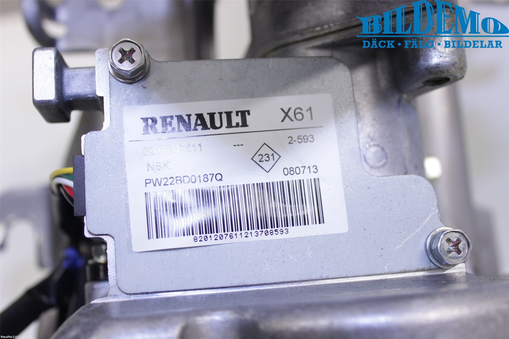 Mercedes-Benz MB CITAN (W415) 13-21 Rattakselaggregat Innebygd Servo