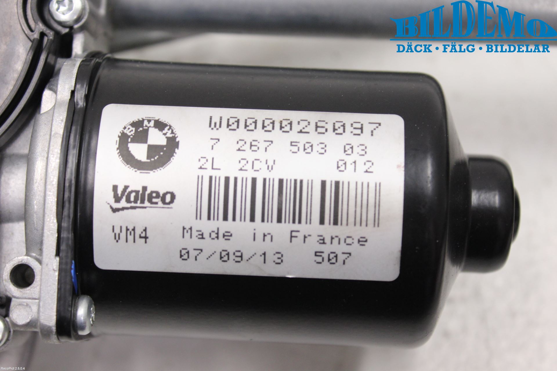 BMW 3 F30/F31/F80 12-19 Viskermotor Frontrute
