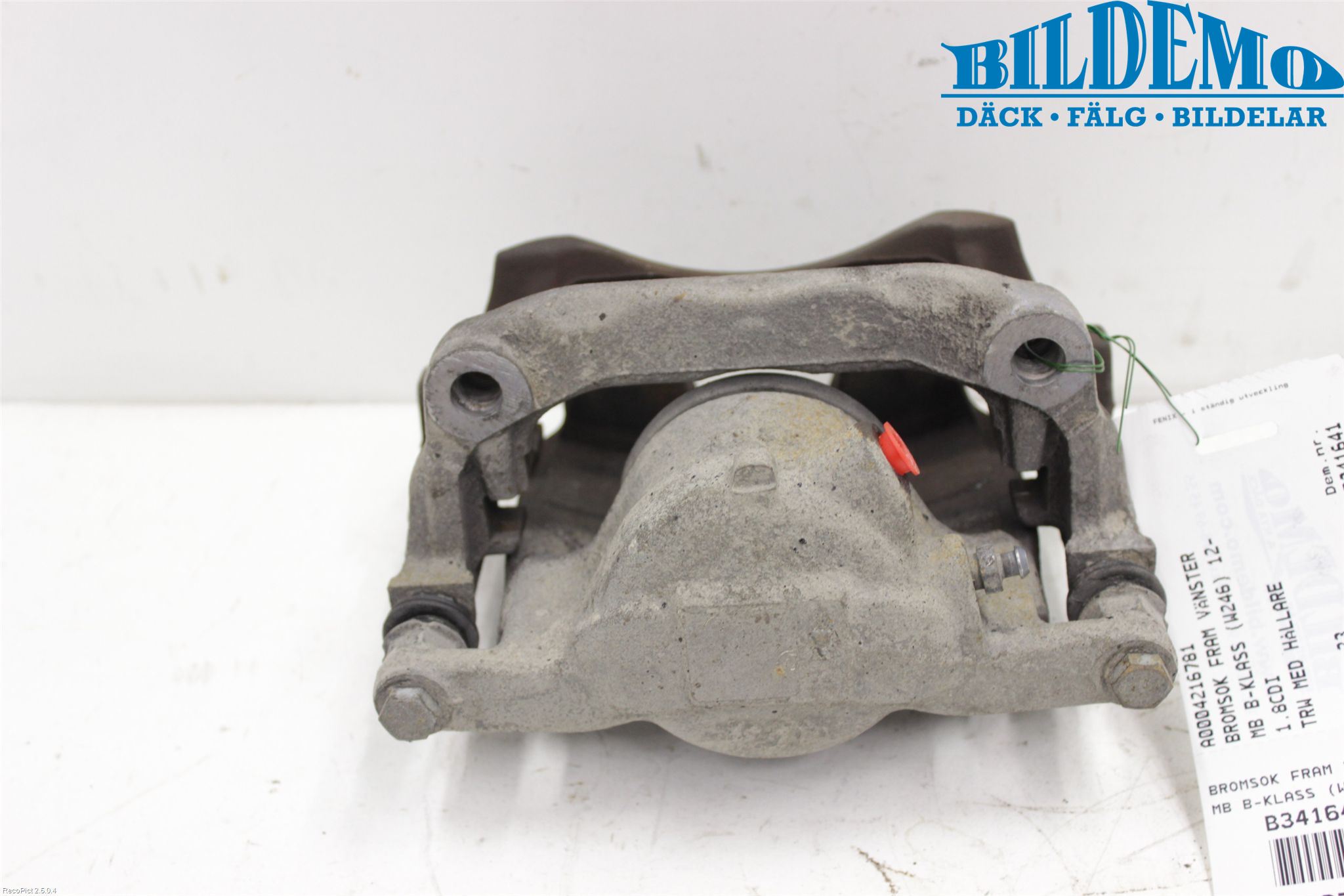 Mercedes-Benz MB B-KLASS (W246/W242) 12-19 Bremsecaliper Foran Venstre