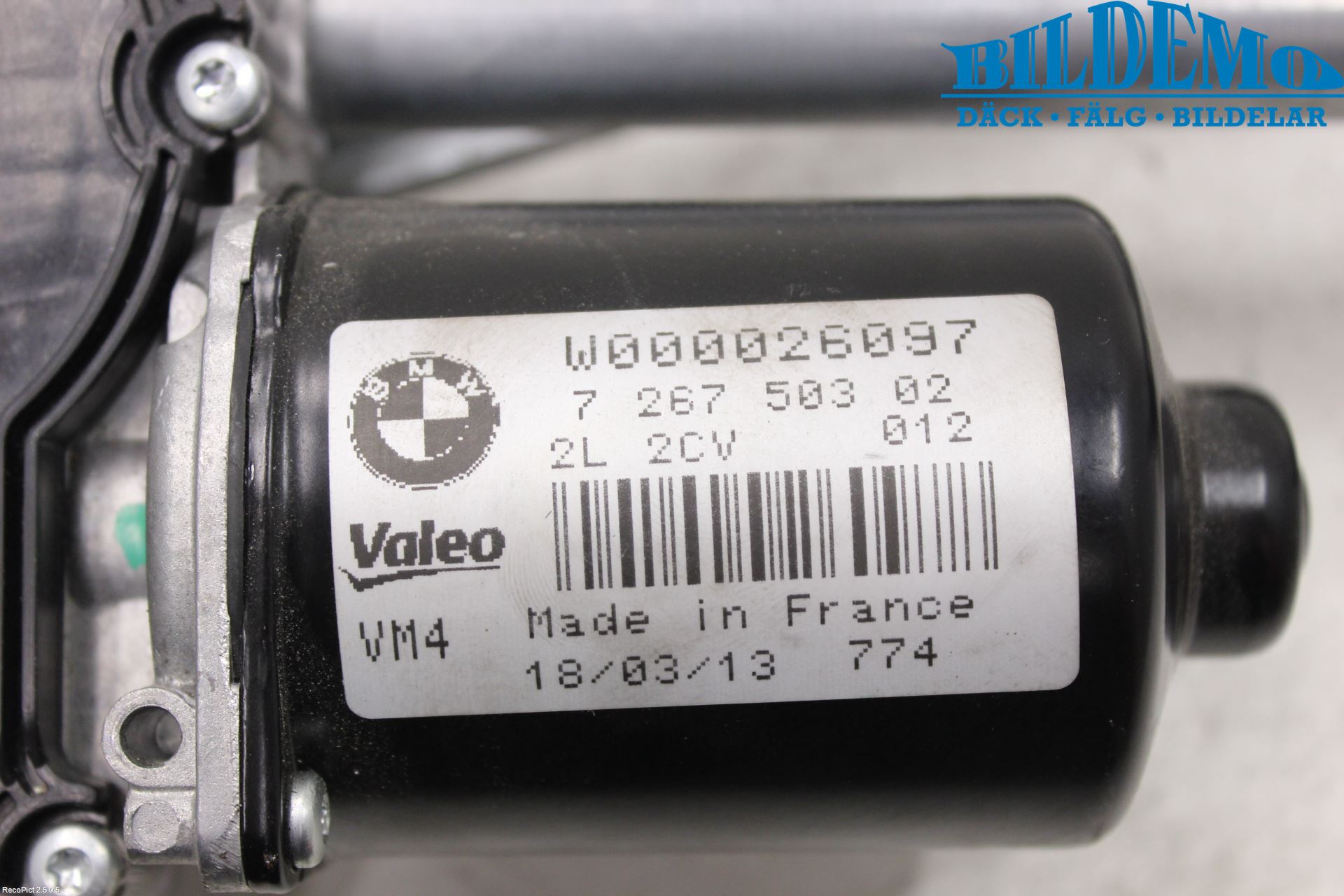 BMW 1 F20/F21 11-19 Viskermotor Frontrute