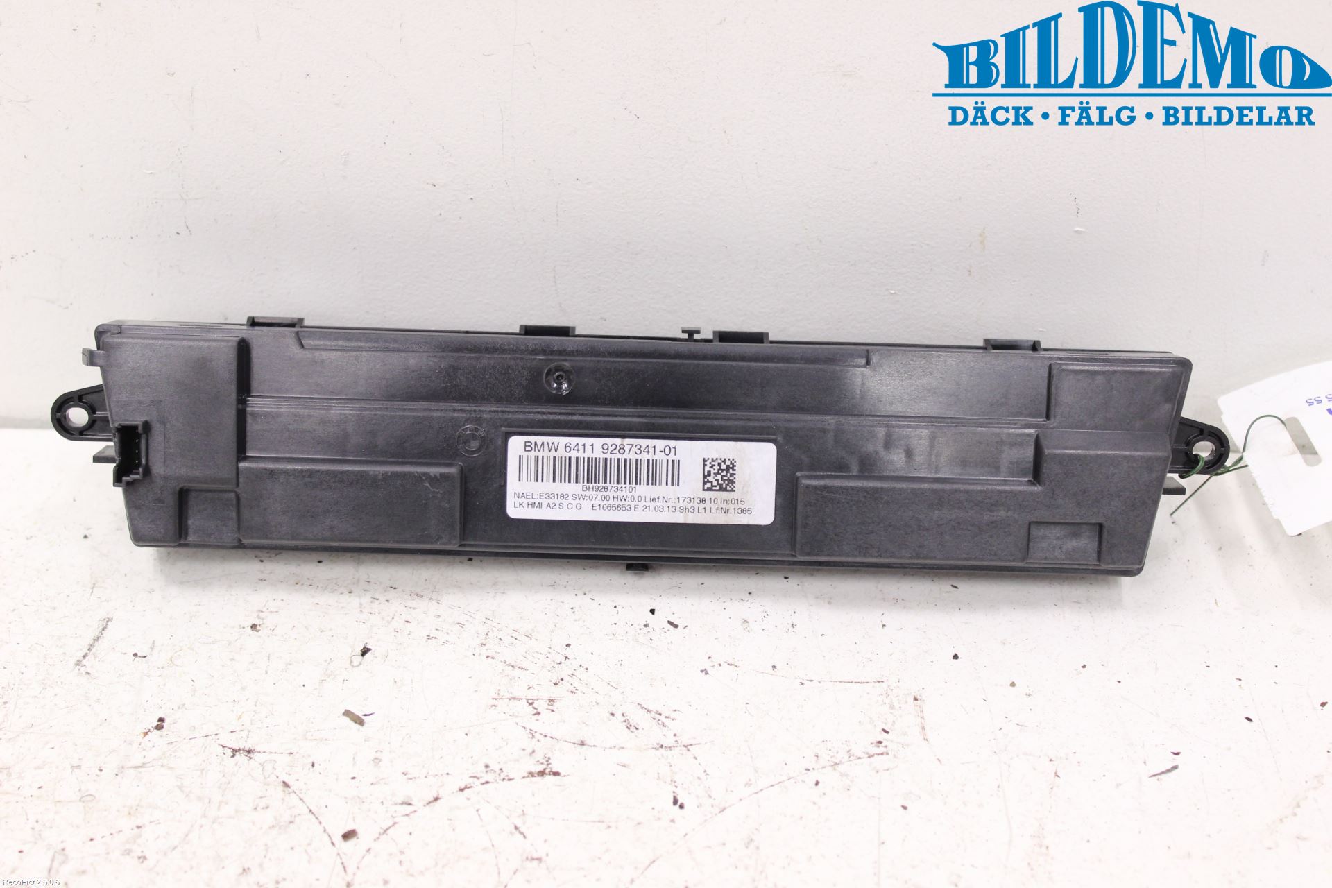 BMW 1 F20/F21 11-19 Varme Ac Betjening-Display