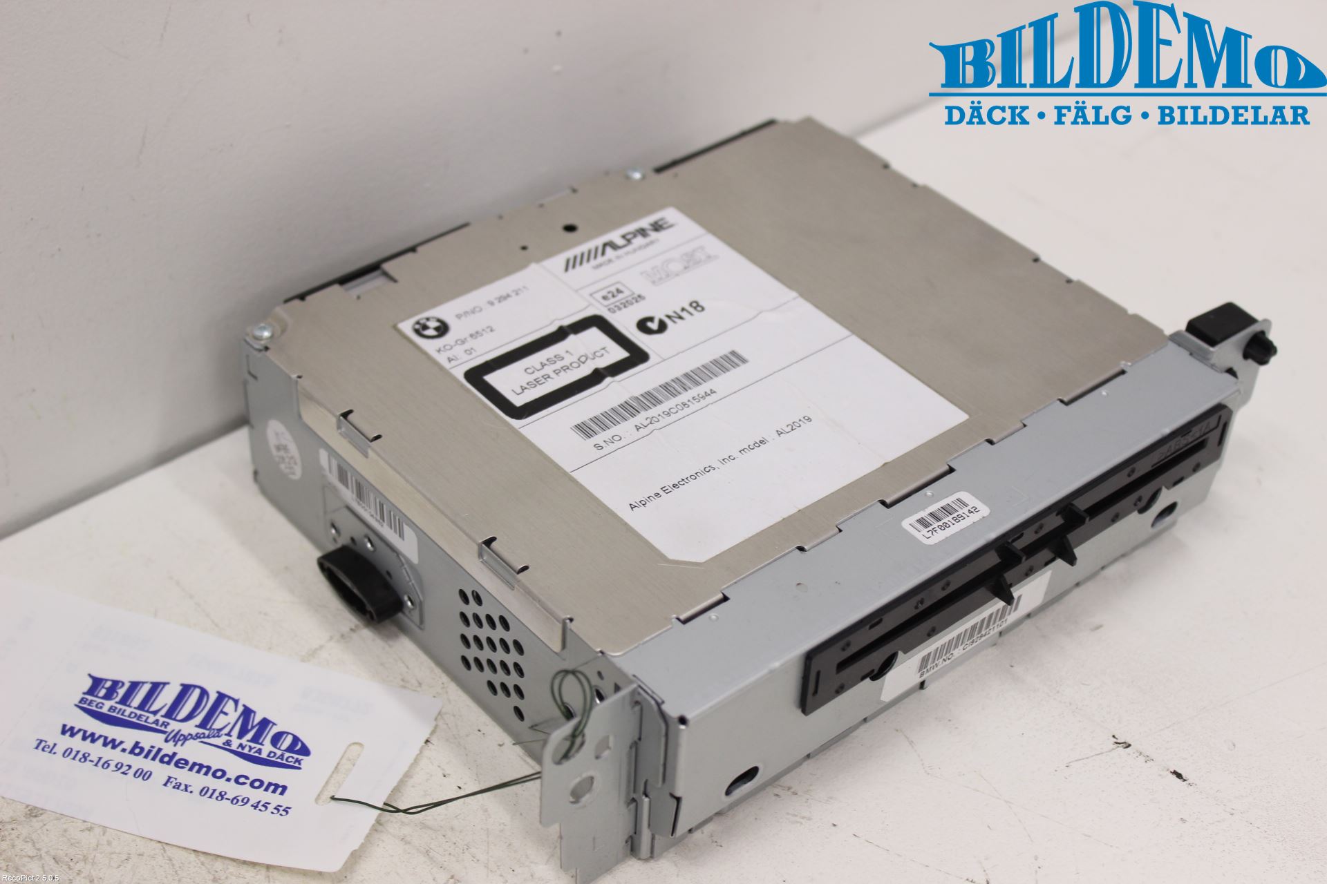 BMW 5 F10/F11/F18 09-17 Stereo Radio Med Cd